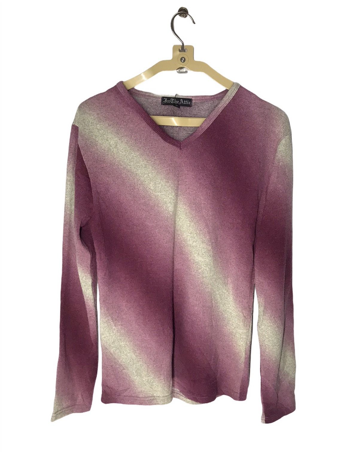 In The Attic In the attic knit long sleeve vneck shirt Size US M / EU 48-50 / 2 - 2 Thumbnail