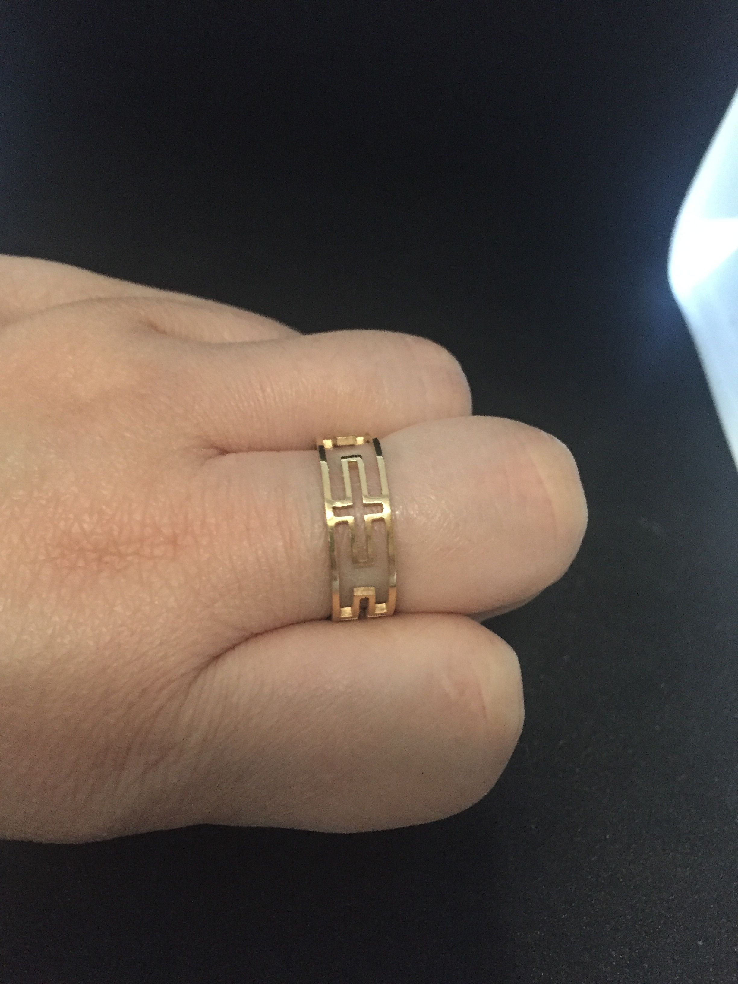 Jewelry × Vintage Golden Cross Stainless Steel Ring - Size 8.5 Size ONE SIZE - 3 Thumbnail