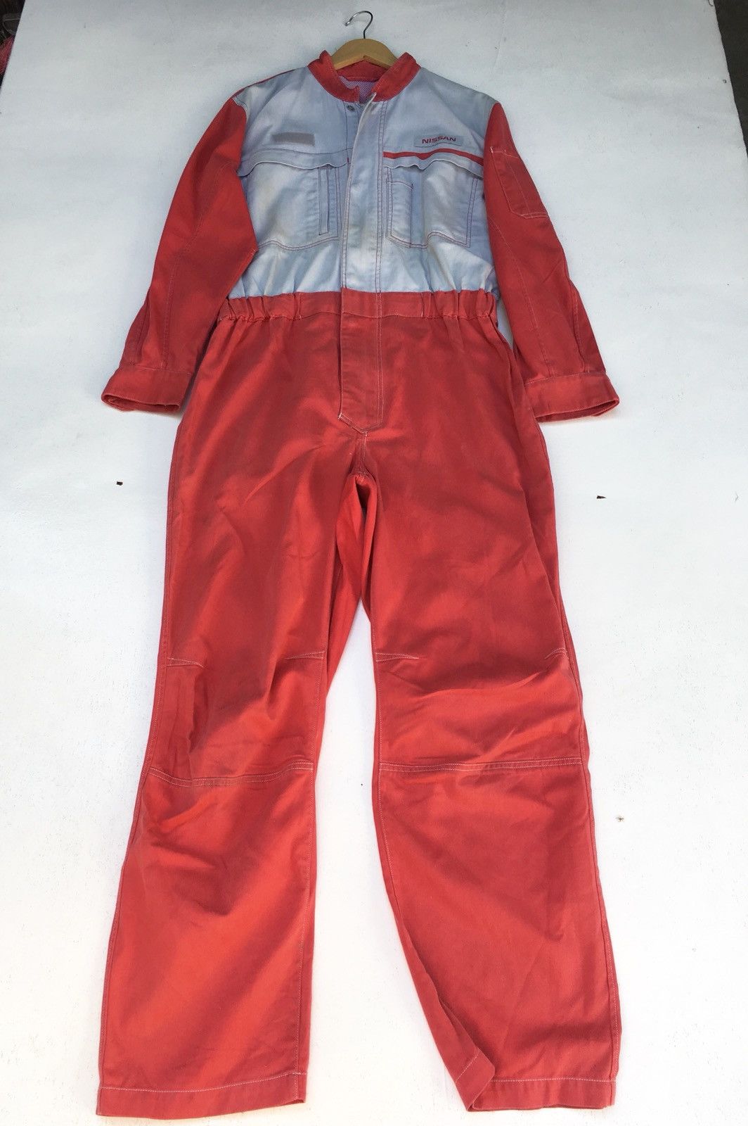 Vintage Vintage Nissan Japan Staff Overalls Coveralls Work Wear Size US M / EU 48-50 / 2 - 2 Thumbnail