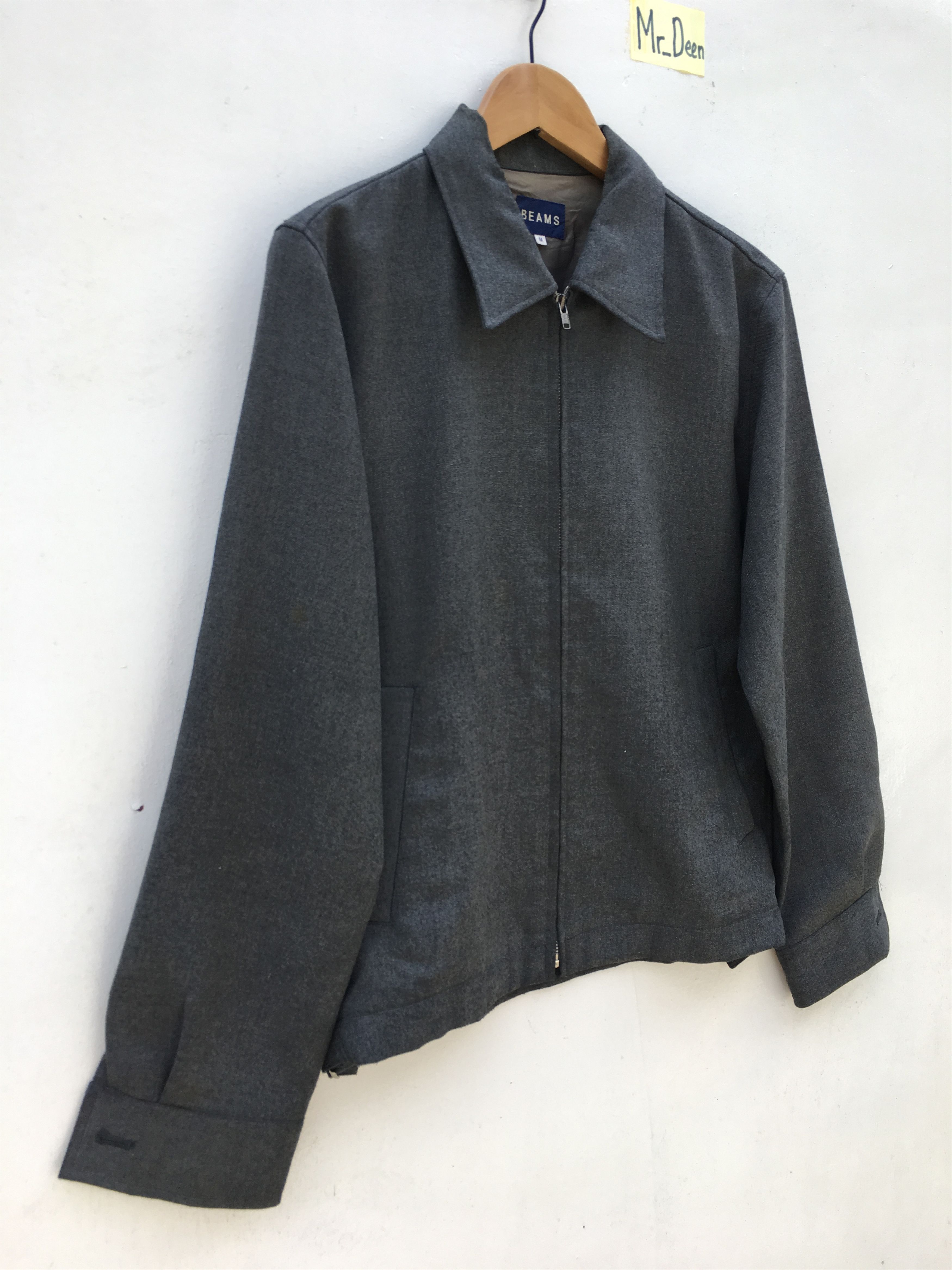Beams Plus BEAMS Japan Grey Zipper Jacket Daily Wear Size US M / EU 48-50 / 2 - 2 Thumbnail