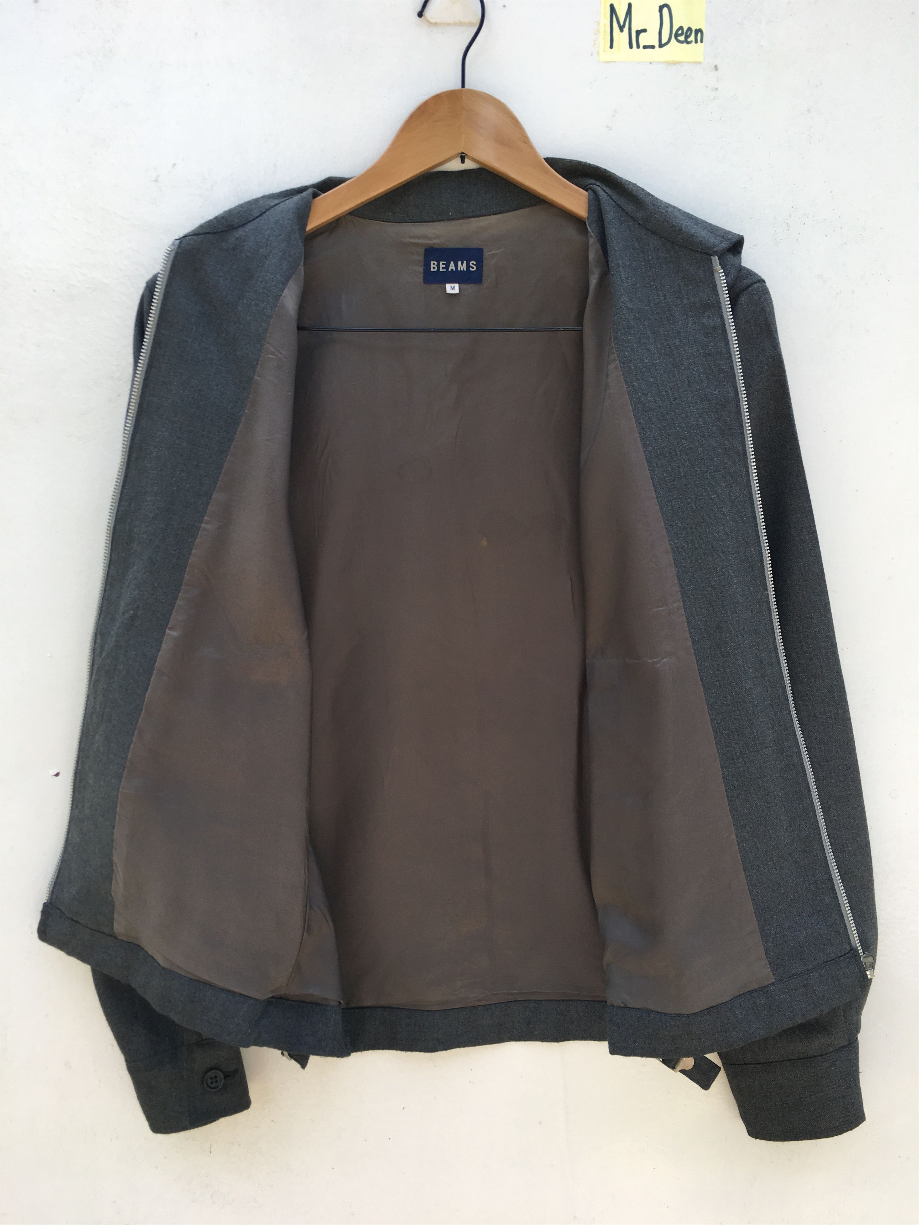 Beams Plus BEAMS Japan Grey Zipper Jacket Daily Wear Size US M / EU 48-50 / 2 - 12 Thumbnail