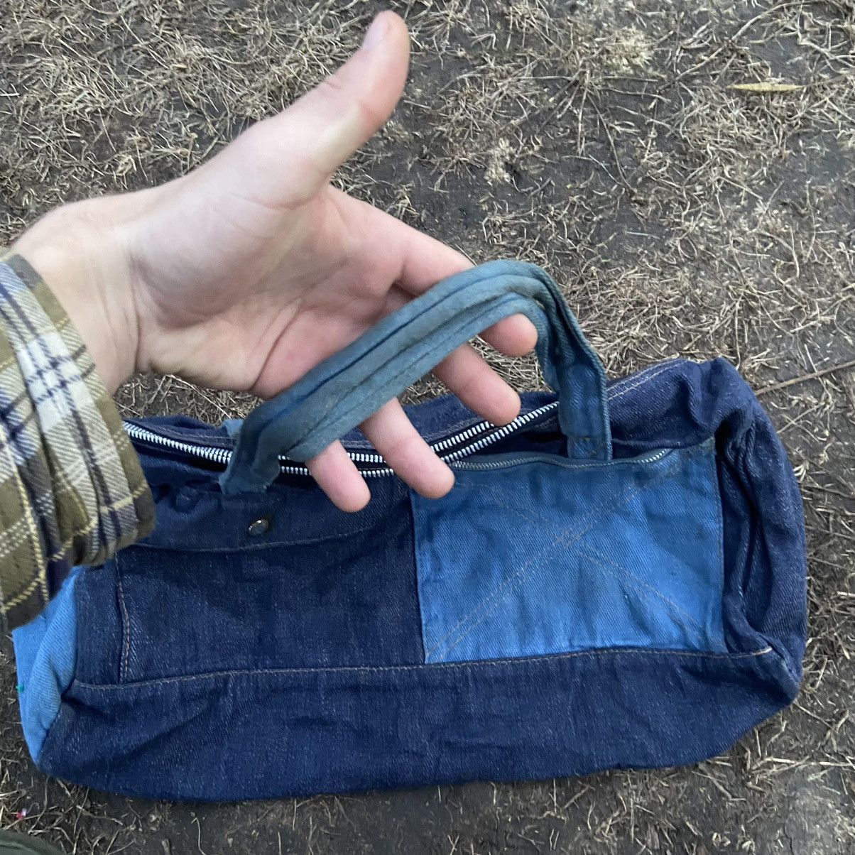 Vintage Vintage Y2K Patchwork Denim Tote Bag Streetwear Tapered OS Size ONE SIZE - 5 Thumbnail