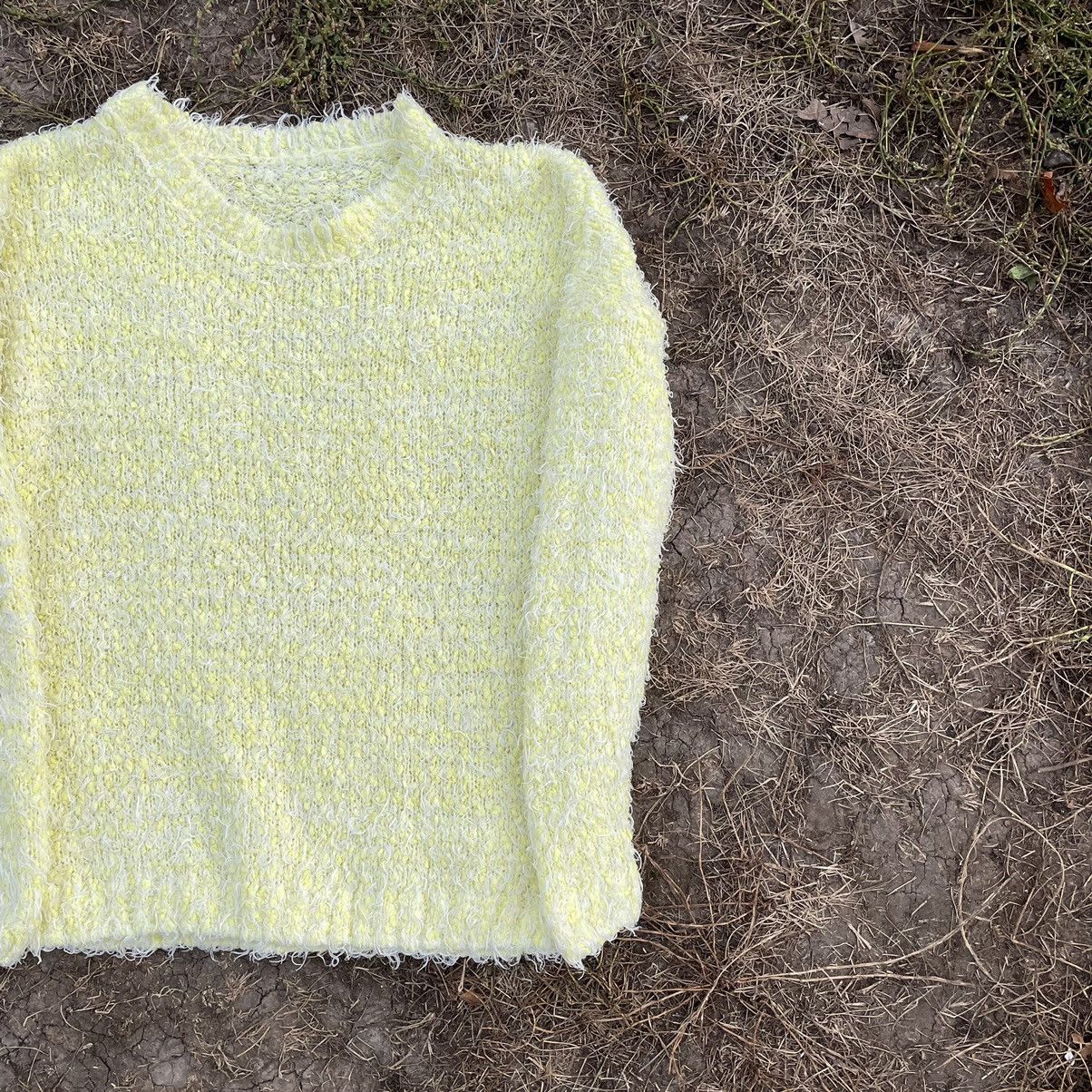 Vintage Vintage Y2K Cream Fuzzy Knit Sweater Coquette Cute Logo M Size M / US 6-8 / IT 42-44 - 2 Thumbnail