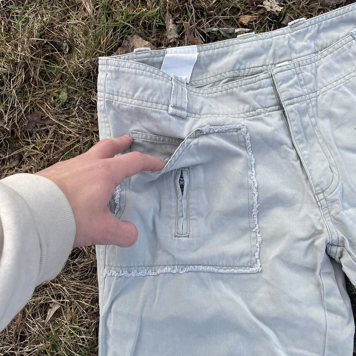Vintage Vintage 90s Baggy Cargo Pants Flared Parachute Skate Logo 30 Size 30" / US 8 / IT 44 - 6 Thumbnail