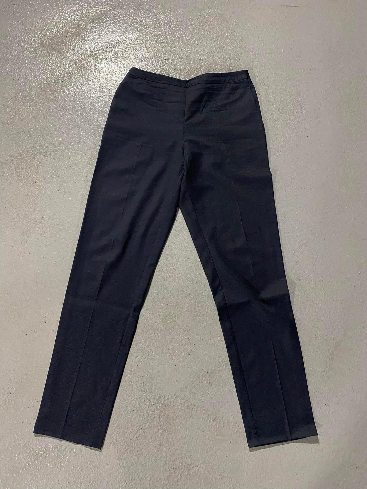 image of Maison Margiela Lana Wool Pants in Navy, Men's (Size 32)