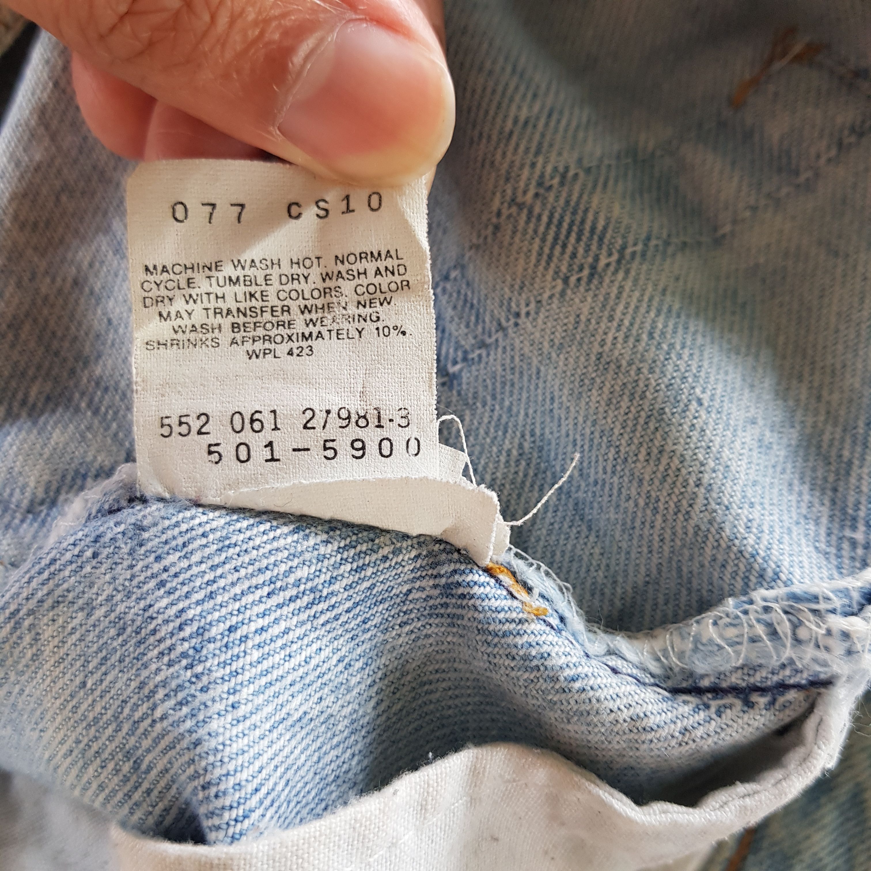 Levi's Vintage Levis 501 Jeans Sun Faded Mud Wash Levi's Denim Size 28" / US 6 / IT 42 - 12 Thumbnail