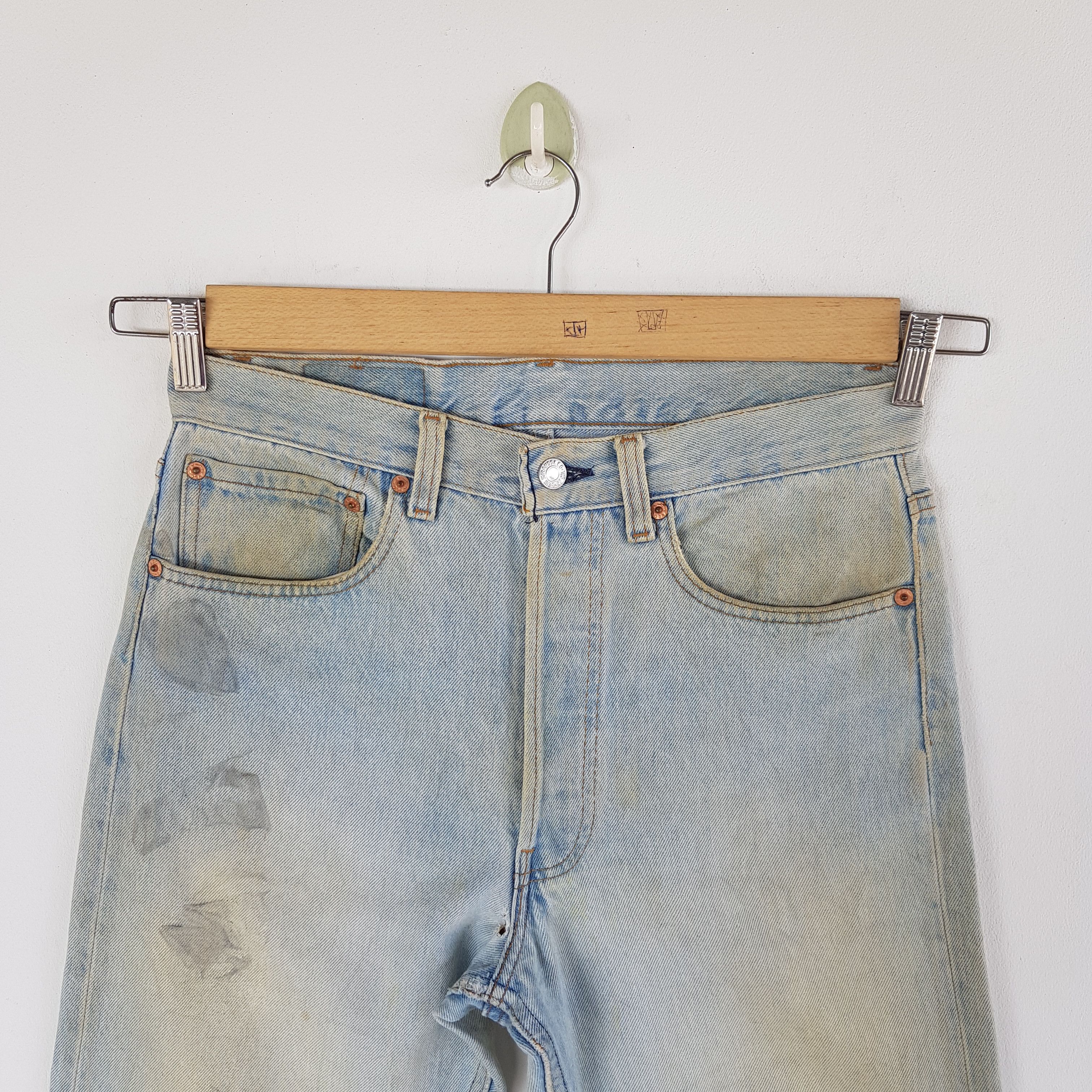 Levi's Vintage Levis 501 Jeans Sun Faded Mud Wash Levi's Denim Size 28" / US 6 / IT 42 - 3 Thumbnail