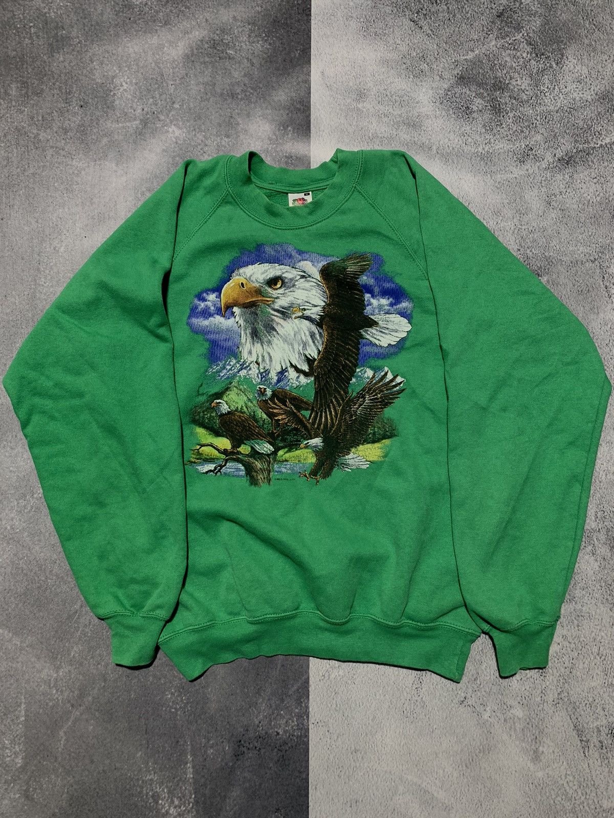 Japanese Brand × Vintage Vintage 90s Eagles sweatshirt streetwear size M Size US M / EU 48-50 / 2 - 1 Thumbnail