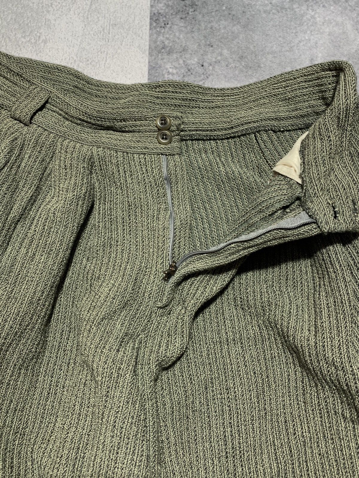 Japanese Brand × Vintage Vintage 90s Wide knitpants old many style streetwear size 28 Size US 28 / EU 44 - 4 Thumbnail