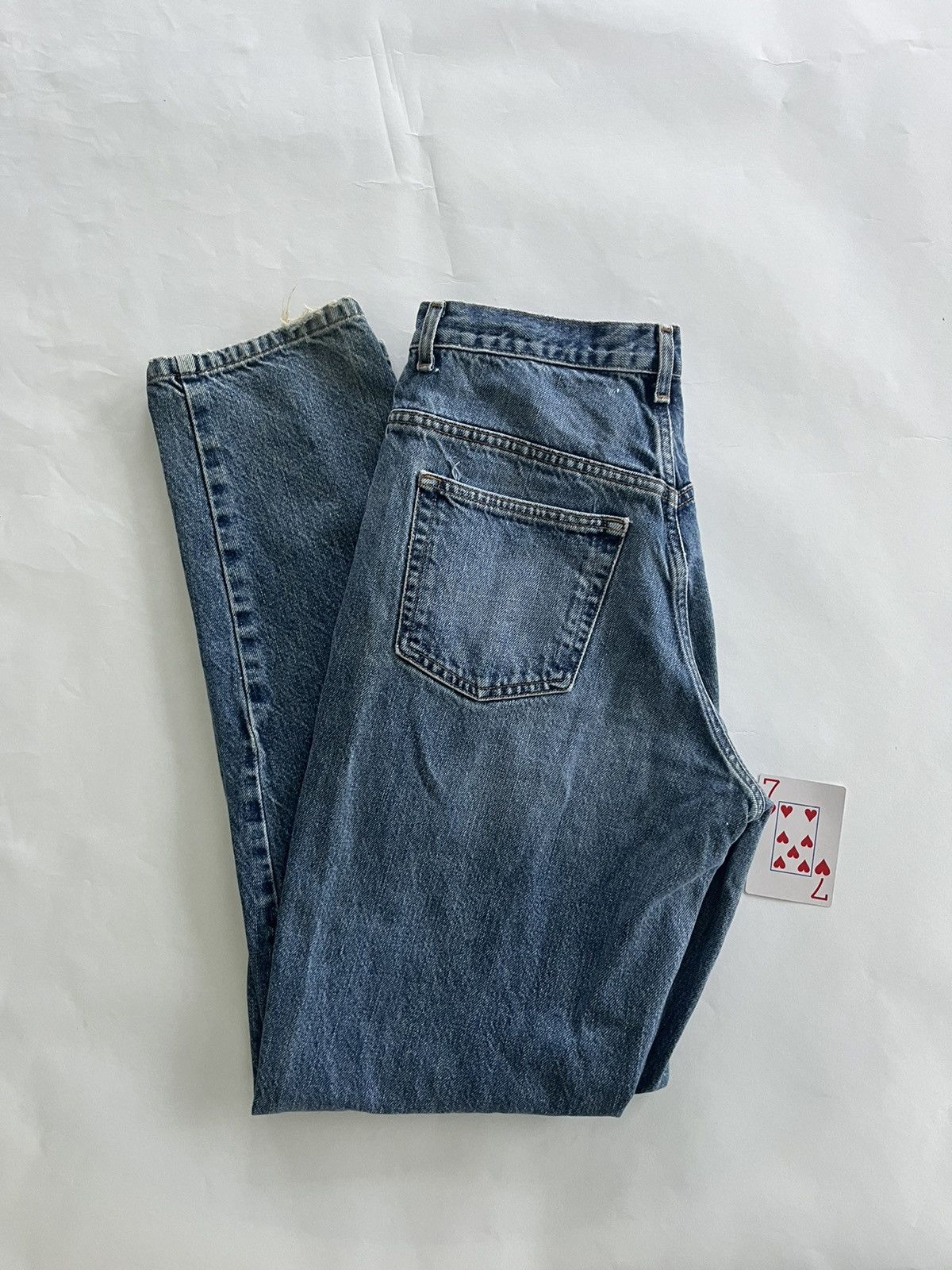 Guess × Vintage Vintage Guess Jeans Womens Blue Denim Stone Wash USA 90s Size 31" - 3 Thumbnail