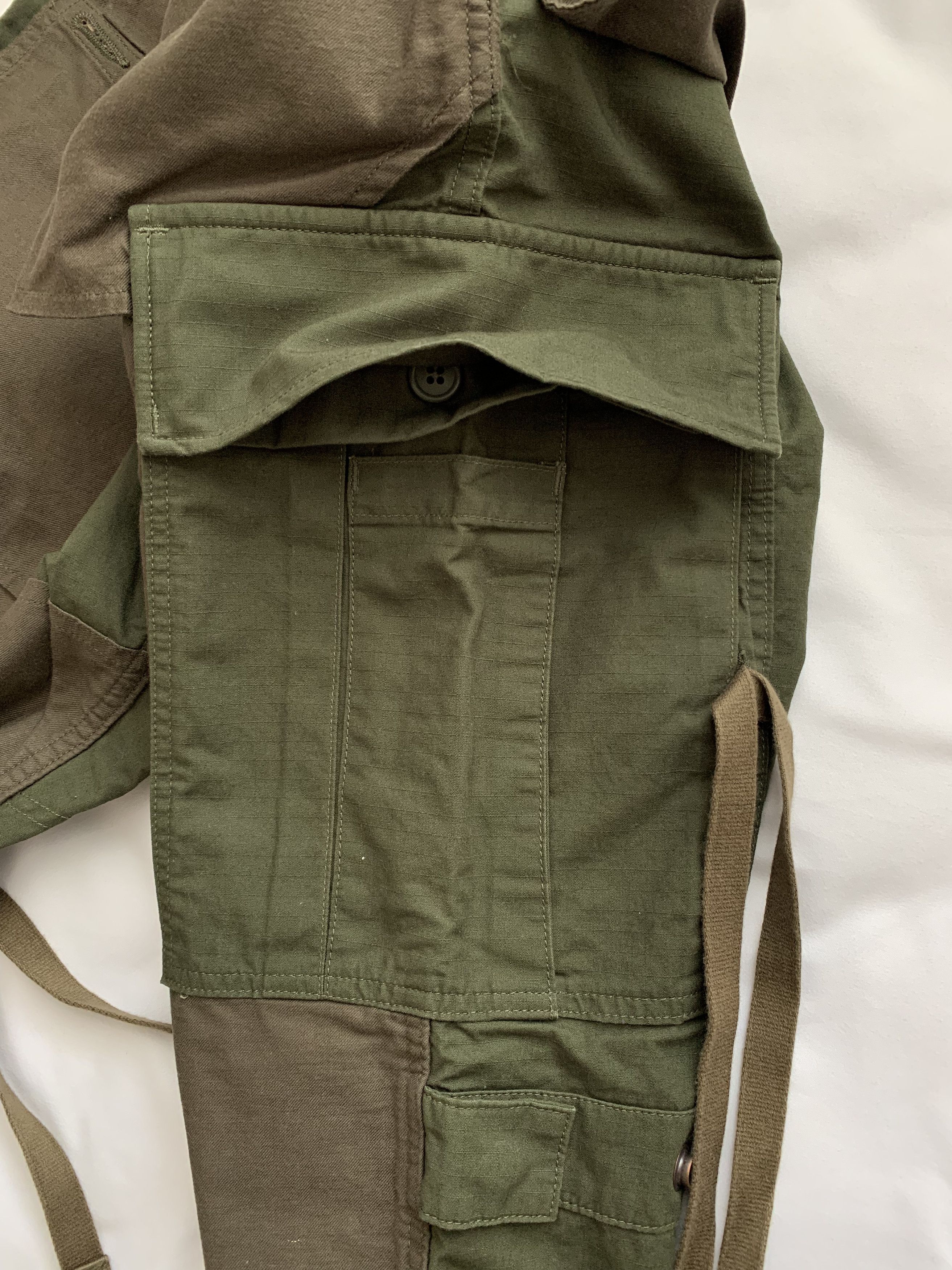 Miharayasuhiro AW13 Reconstructed Hybrid Bondage Cargo Pants