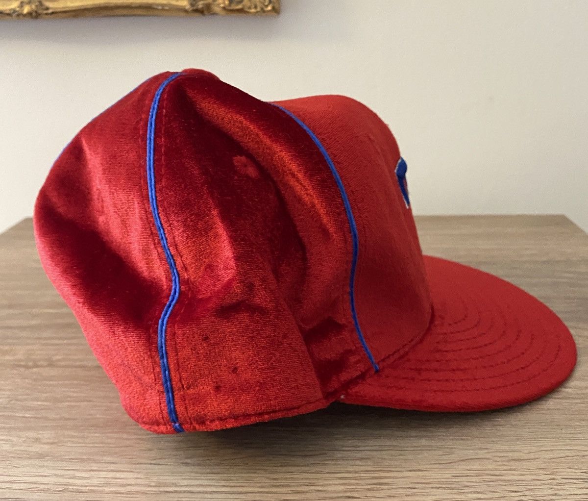 American Needle Texas Rangers American Needle Velour Fitted Hat Cap 7 1/4 Size ONE SIZE - 10 Thumbnail