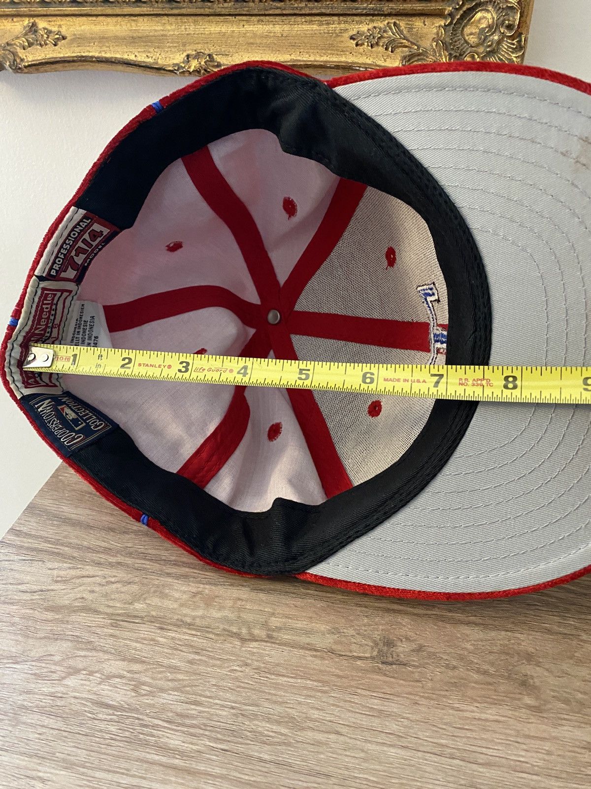 American Needle Texas Rangers American Needle Velour Fitted Hat Cap 7 1/4 Size ONE SIZE - 15 Thumbnail