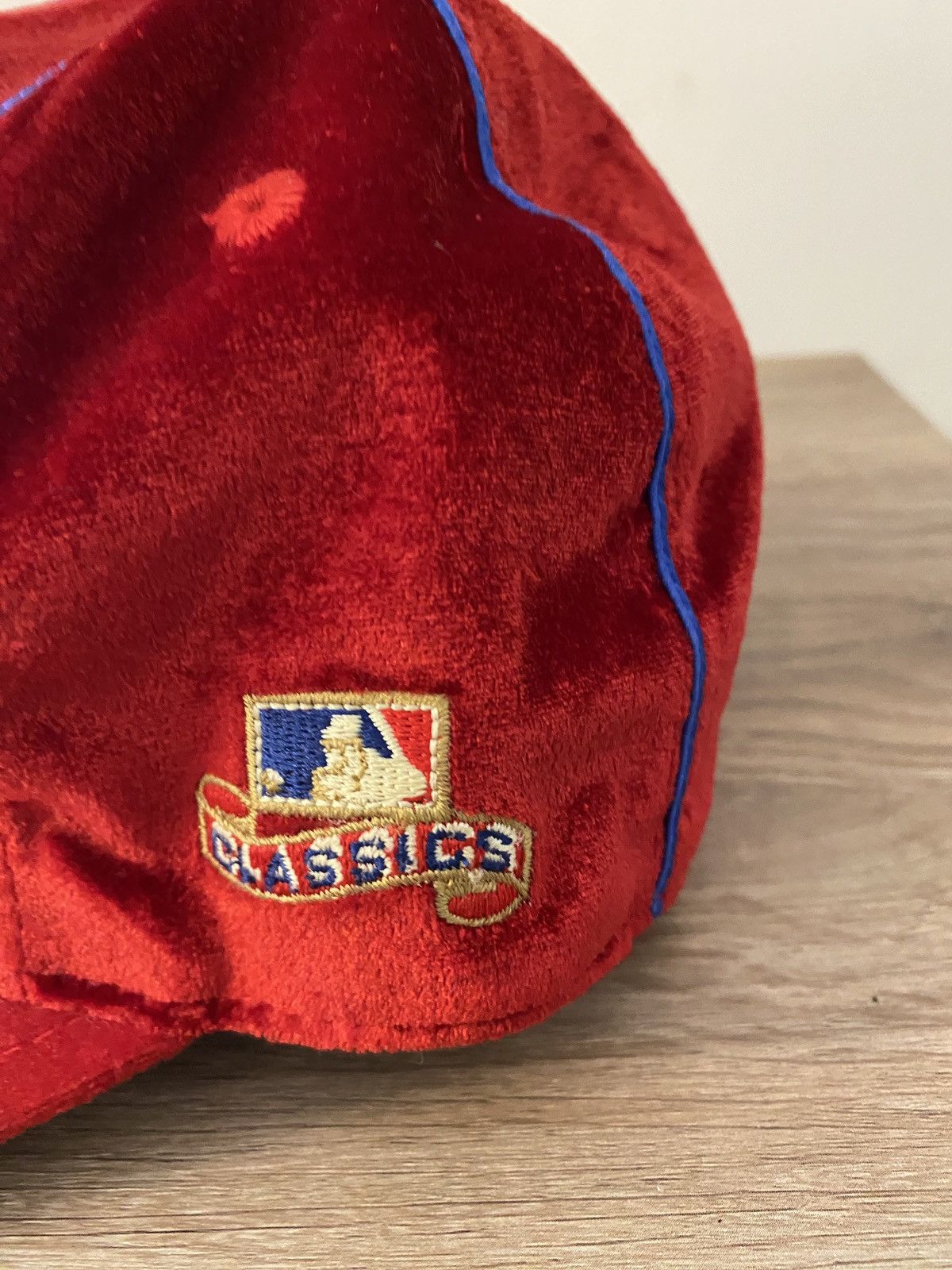 American Needle Texas Rangers American Needle Velour Fitted Hat Cap 7 1/4 Size ONE SIZE - 7 Thumbnail
