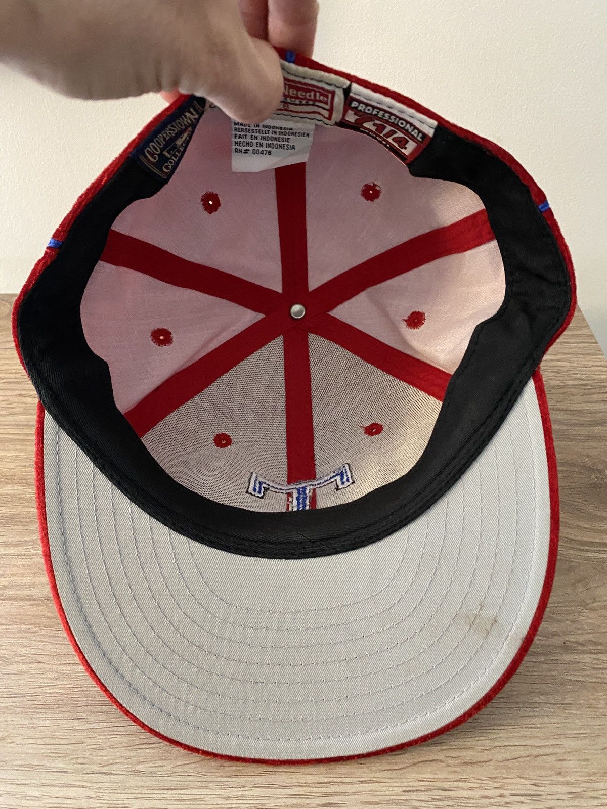 American Needle Texas Rangers American Needle Velour Fitted Hat Cap 7 1/4 Size ONE SIZE - 11 Thumbnail