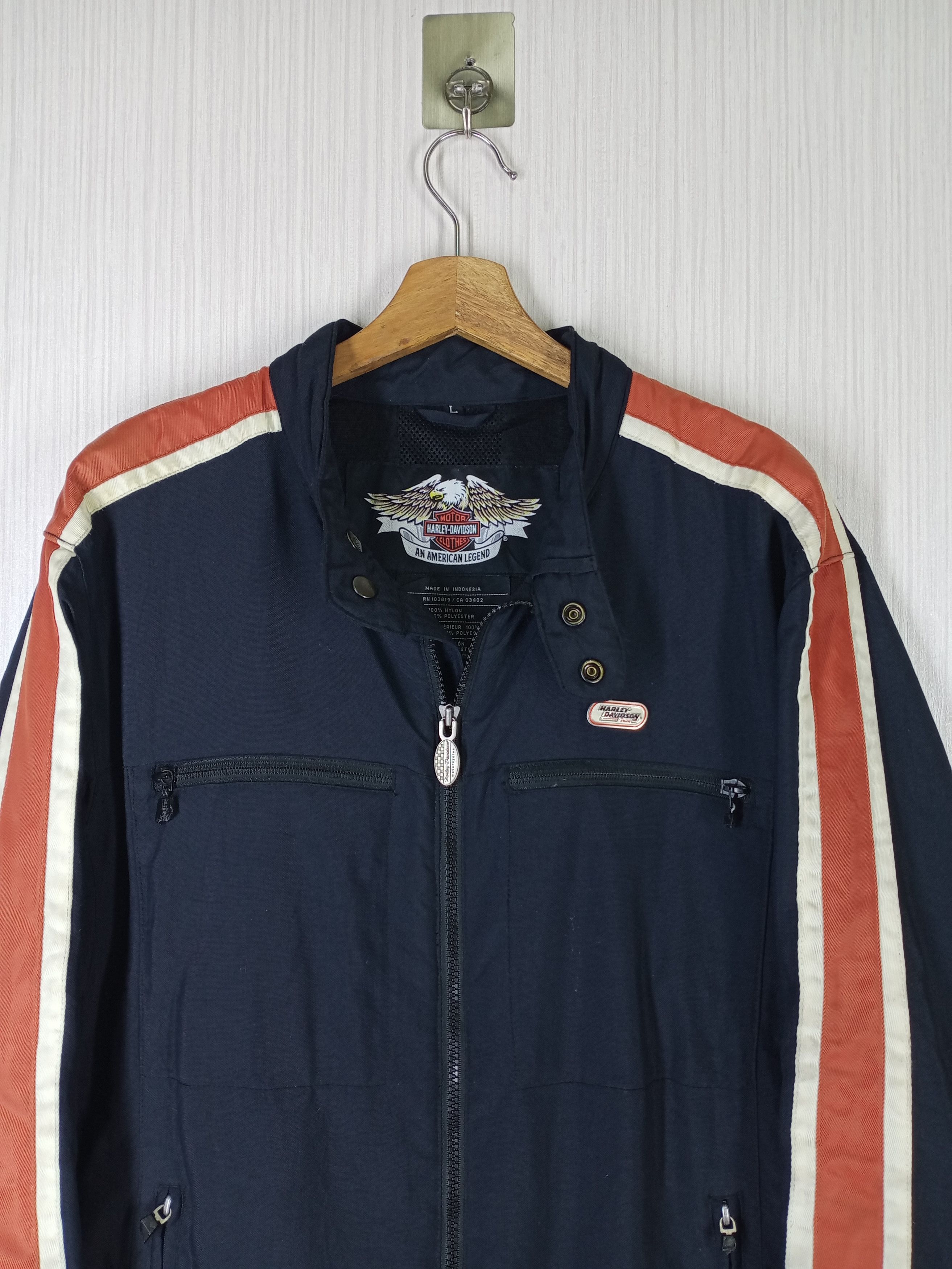 Harley Davidson Rate Vintage Harley Davidson Motorcycle Jacket Size US L / EU 52-54 / 3 - 3 Thumbnail