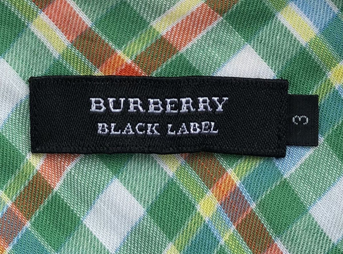Burberry Burberry Black Label Green Check Long Sleeves Shirt Size US M / EU 48-50 / 2 - 13 Thumbnail