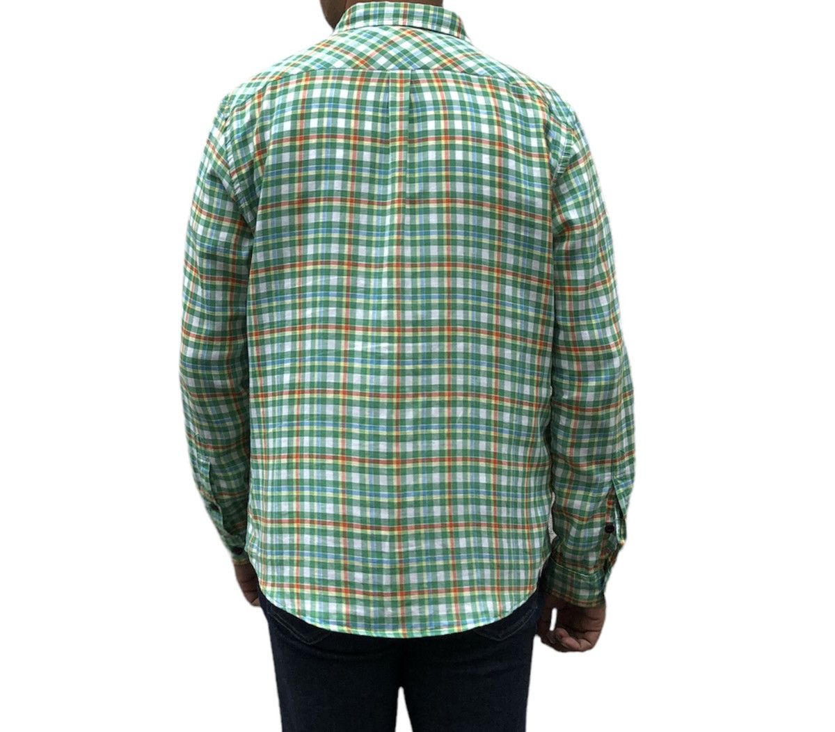 Burberry Burberry Black Label Green Check Long Sleeves Shirt Size US M / EU 48-50 / 2 - 6 Thumbnail
