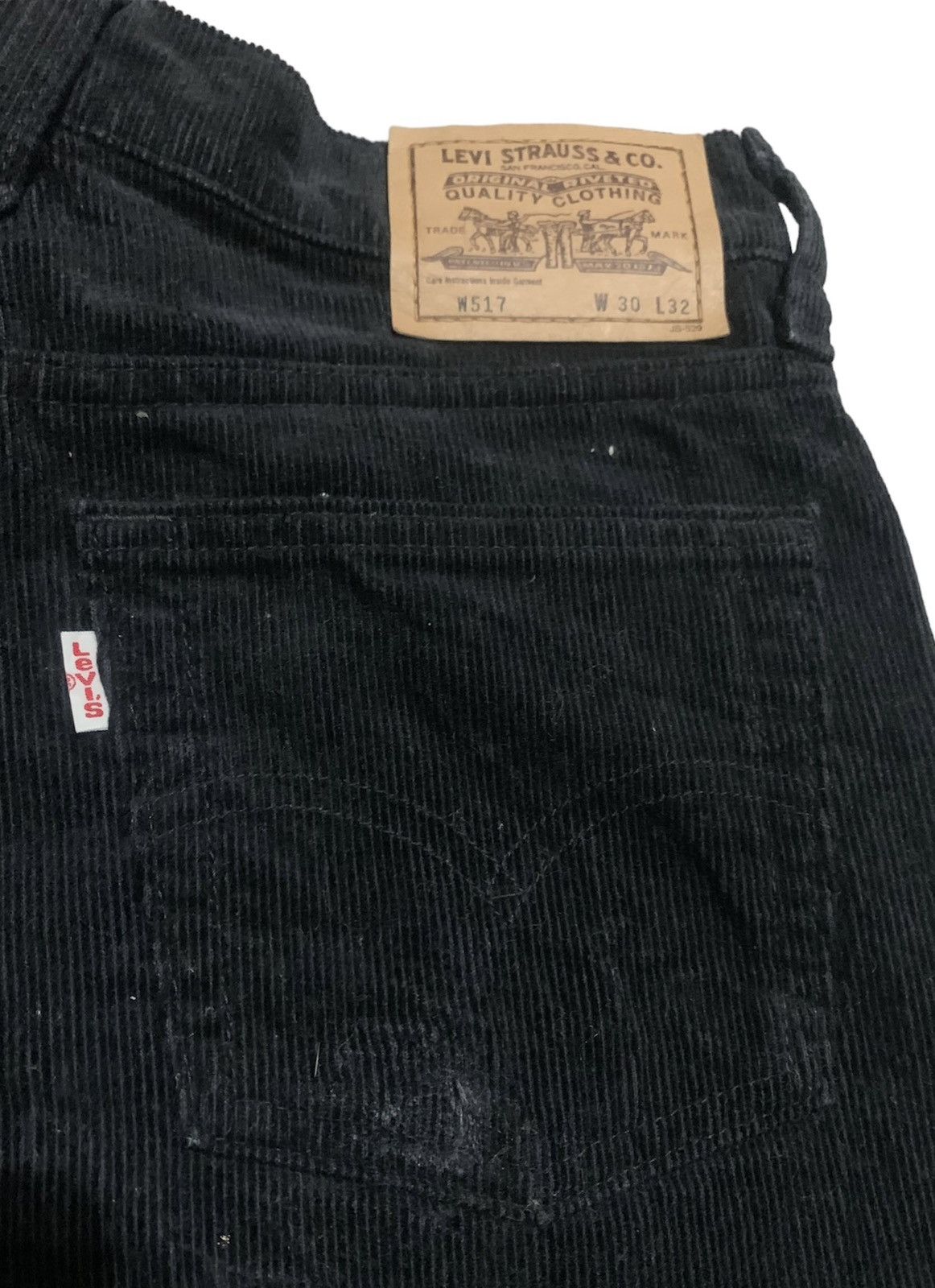 Levi's Vintage 90s Levi’s 517 Flared Bootcut Corduroy Jeans Size US 29 - 3 Thumbnail