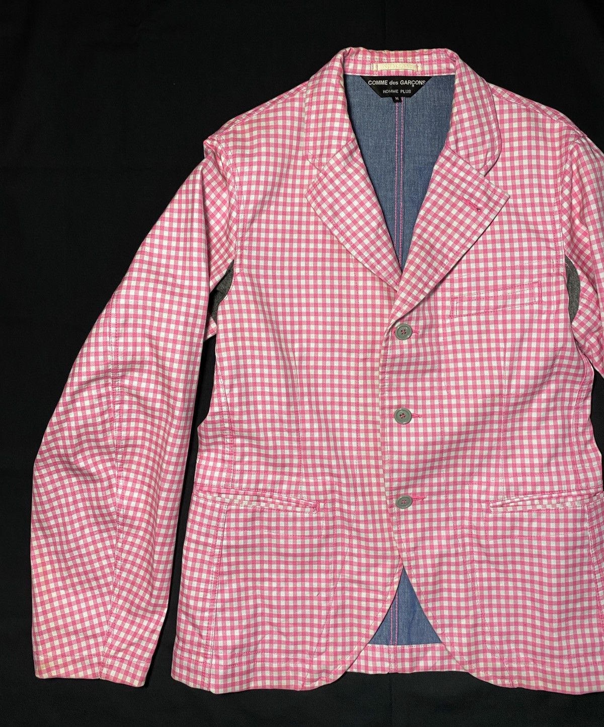Comme des Garcons AD2004 Comme Des Garçons Checkered Reversible Jacket Size US M / EU 48-50 / 2 - 5 Thumbnail