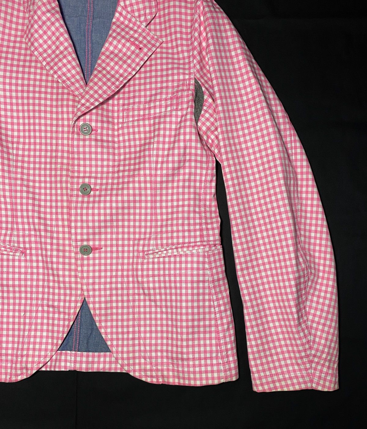 Comme des Garcons AD2004 Comme Des Garçons Checkered Reversible Jacket Size US M / EU 48-50 / 2 - 6 Thumbnail