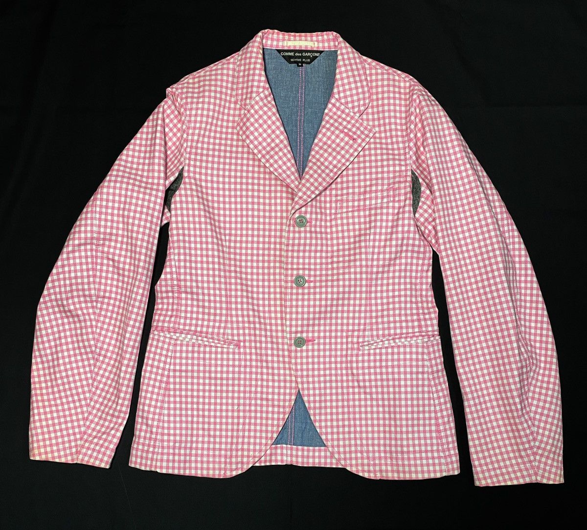 Comme des Garcons AD2004 Comme Des Garçons Checkered Reversible Jacket Size US M / EU 48-50 / 2 - 1 Thumbnail