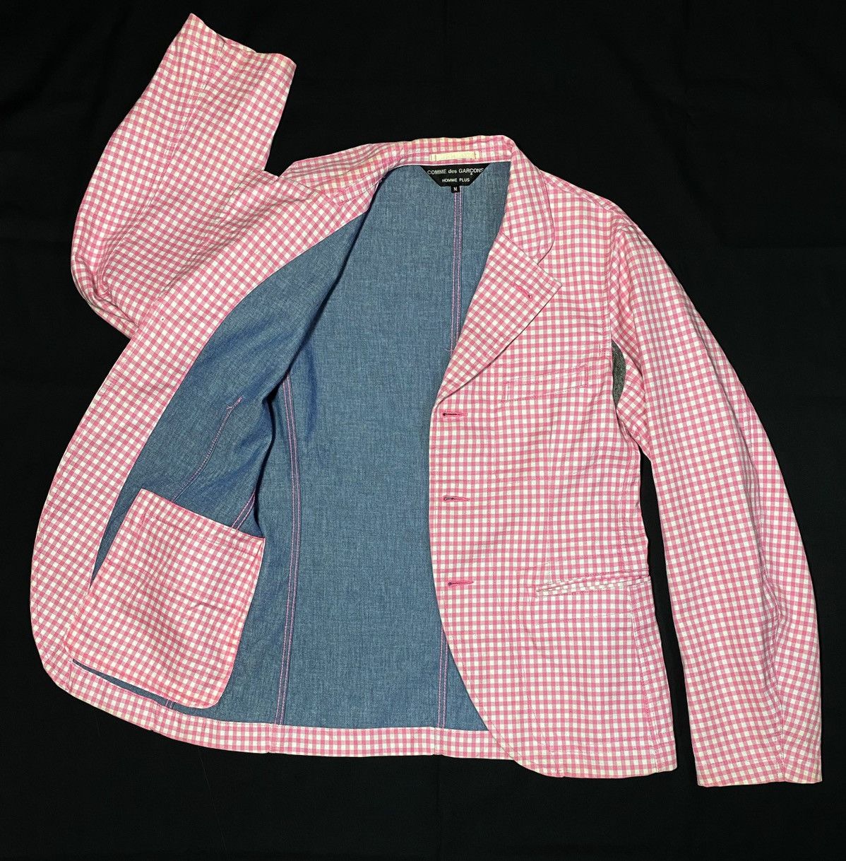 Comme des Garcons AD2004 Comme Des Garçons Checkered Reversible Jacket Size US M / EU 48-50 / 2 - 7 Thumbnail