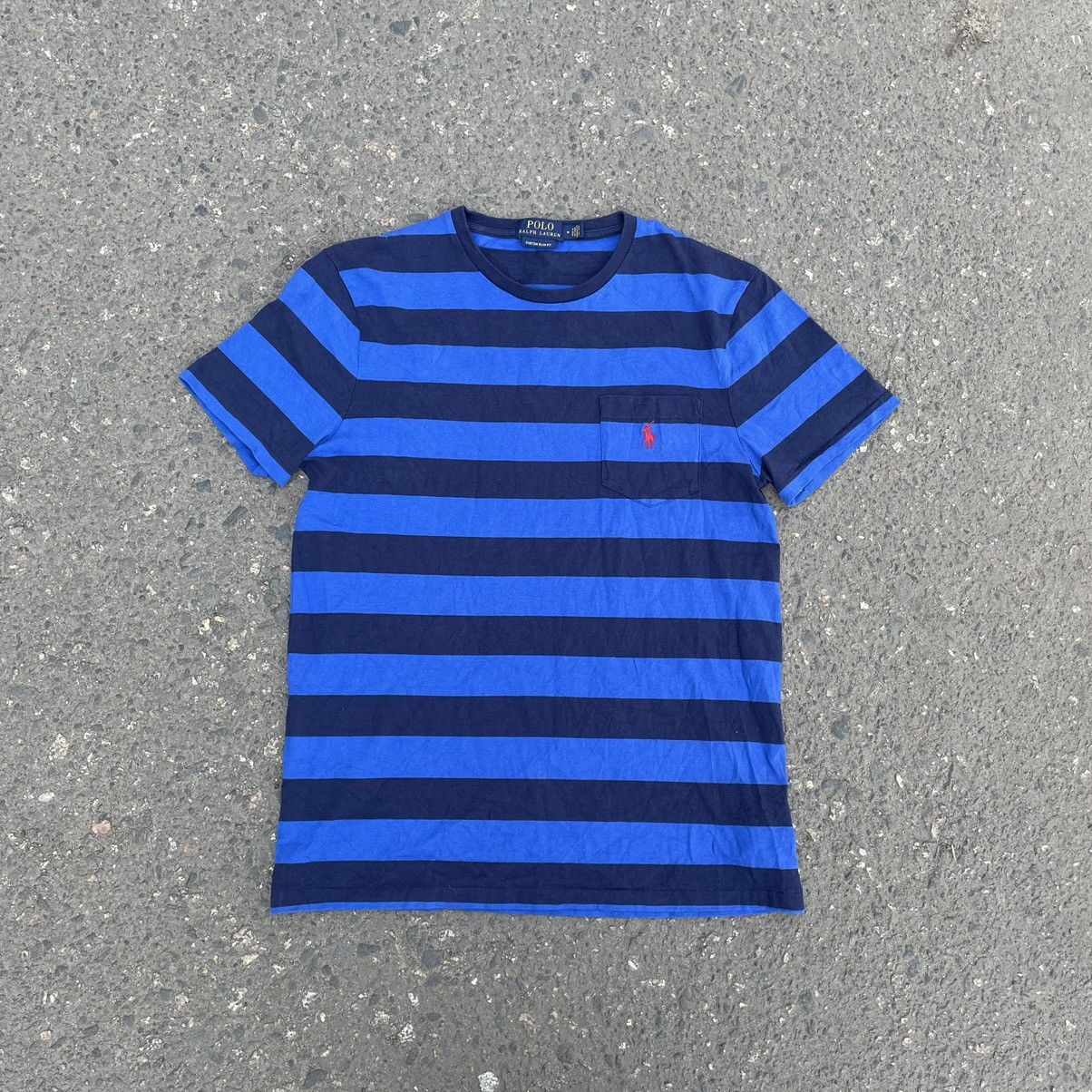 Vintage Vintage Y2K Ralph Lauren Striped Tee Preppy Streetwear M Size US M / EU 48-50 / 2 - 1 Thumbnail