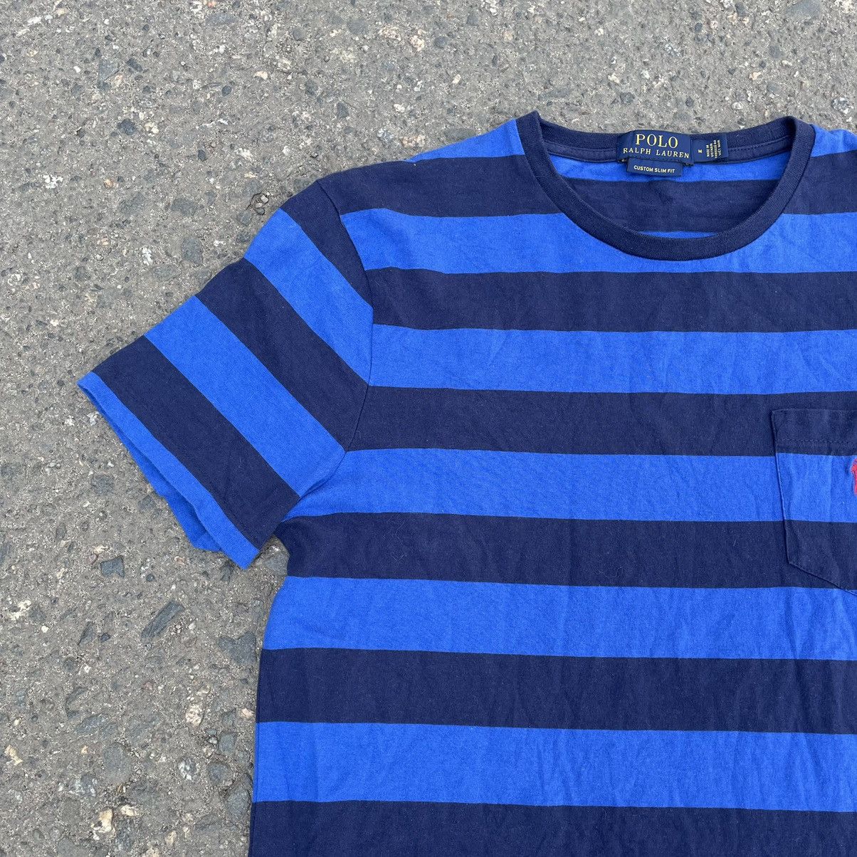 Vintage Vintage Y2K Ralph Lauren Striped Tee Preppy Streetwear M Size US M / EU 48-50 / 2 - 2 Thumbnail