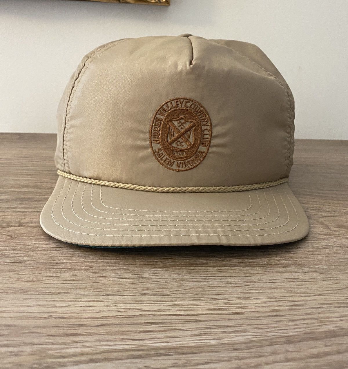 Vintage Vintage 90’s Country Club Virginia Nylon Snap Back Hat Cap Size ONE SIZE - 1 Thumbnail