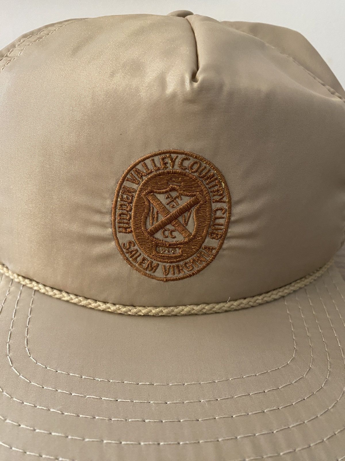 Vintage Vintage 90’s Country Club Virginia Nylon Snap Back Hat Cap Size ONE SIZE - 2 Thumbnail