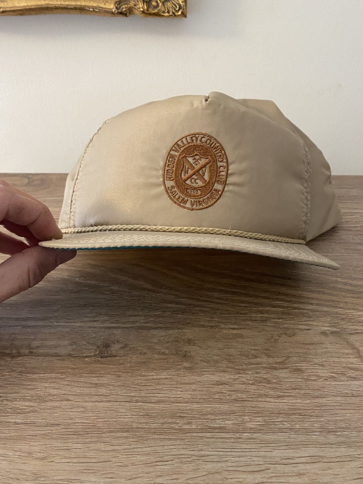 Vintage Vintage 90’s Country Club Virginia Nylon Snap Back Hat Cap Size ONE SIZE - 4 Thumbnail