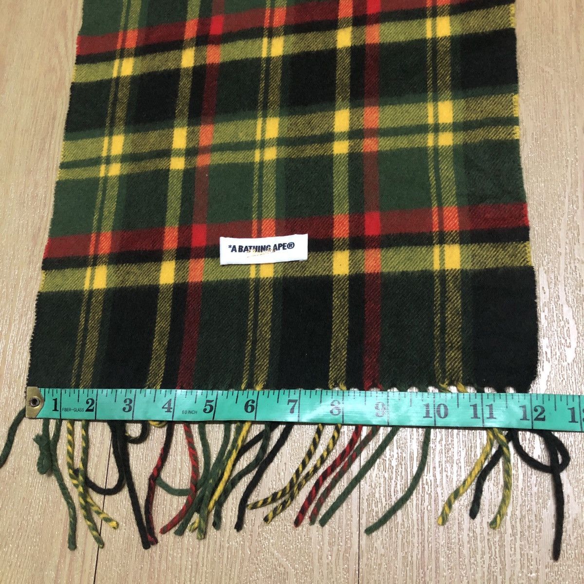 Bape Xmas Bape Check Scarf (2008) Size ONE SIZE - 4 Thumbnail