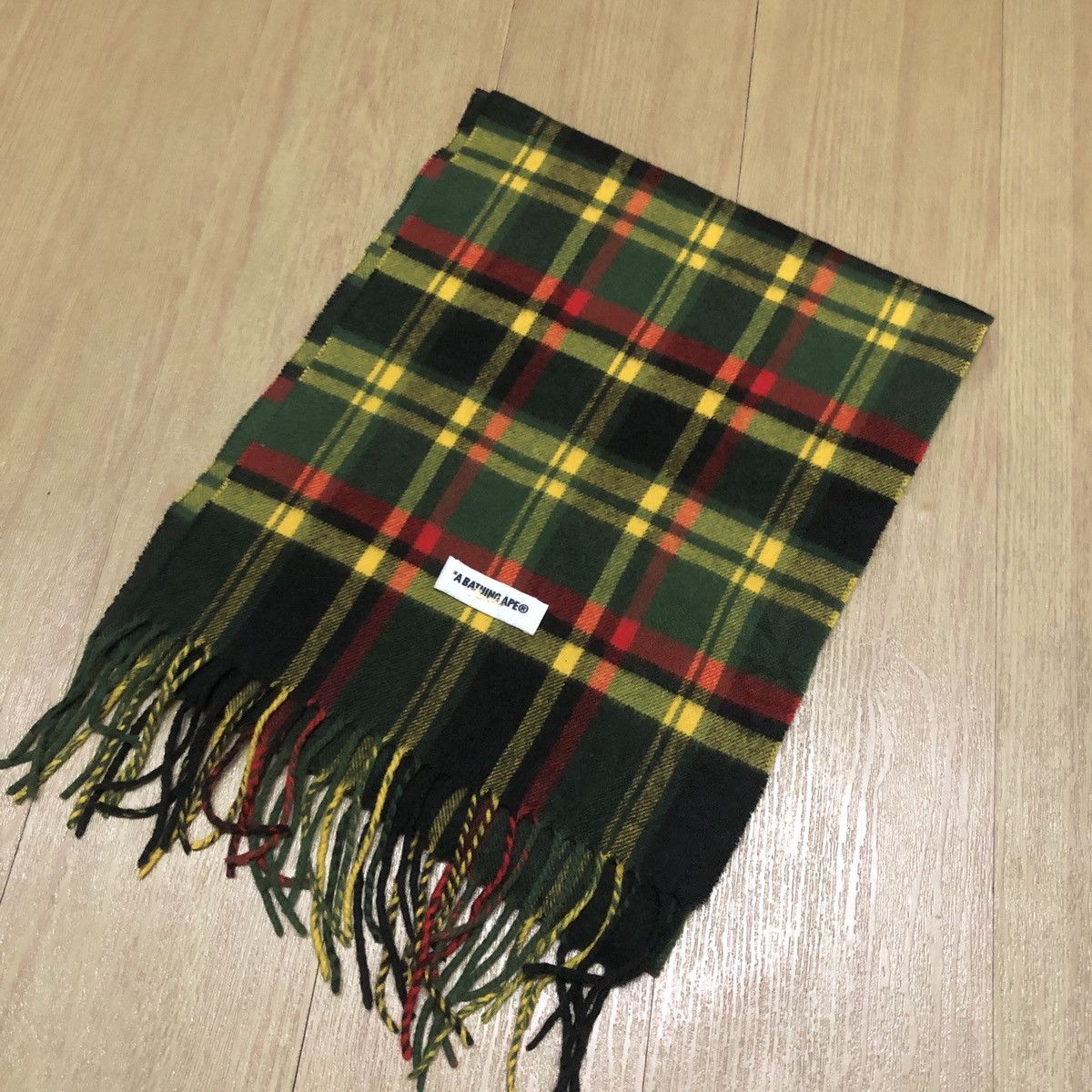 Bape Xmas Bape Check Scarf (2008) Size ONE SIZE - 3 Thumbnail