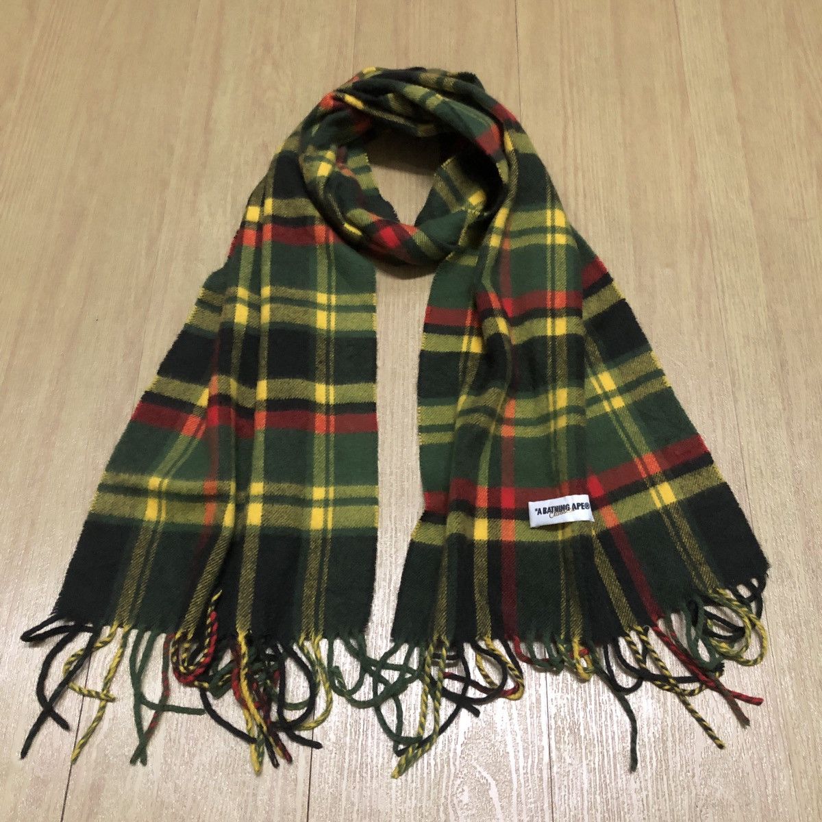Bape Xmas Bape Check Scarf (2008) Size ONE SIZE - 1 Thumbnail