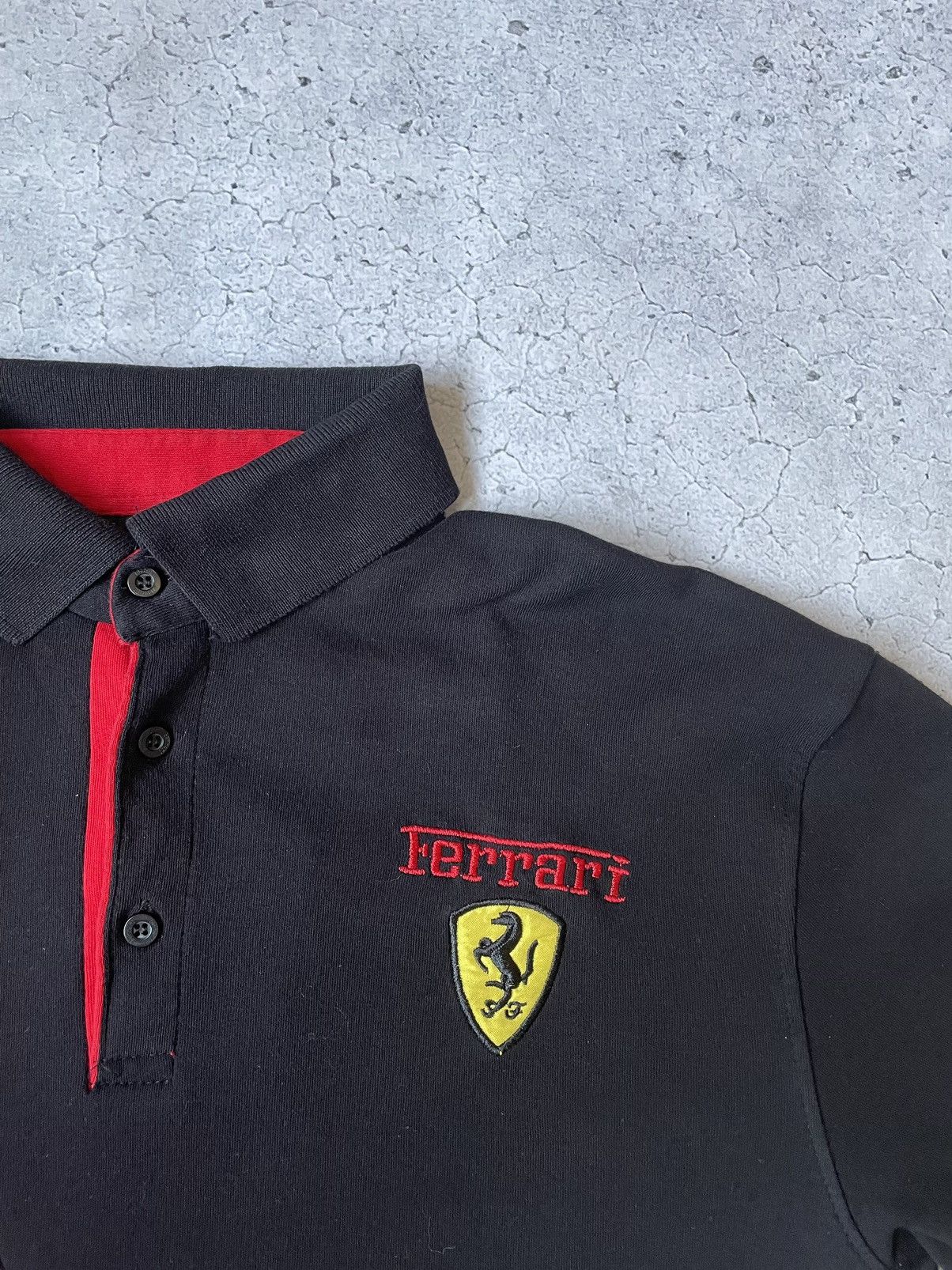 Ferrari × NASCAR Polo Ferrari T-shirt with large logo Size US L / EU 52-54 / 3 - 7 Thumbnail