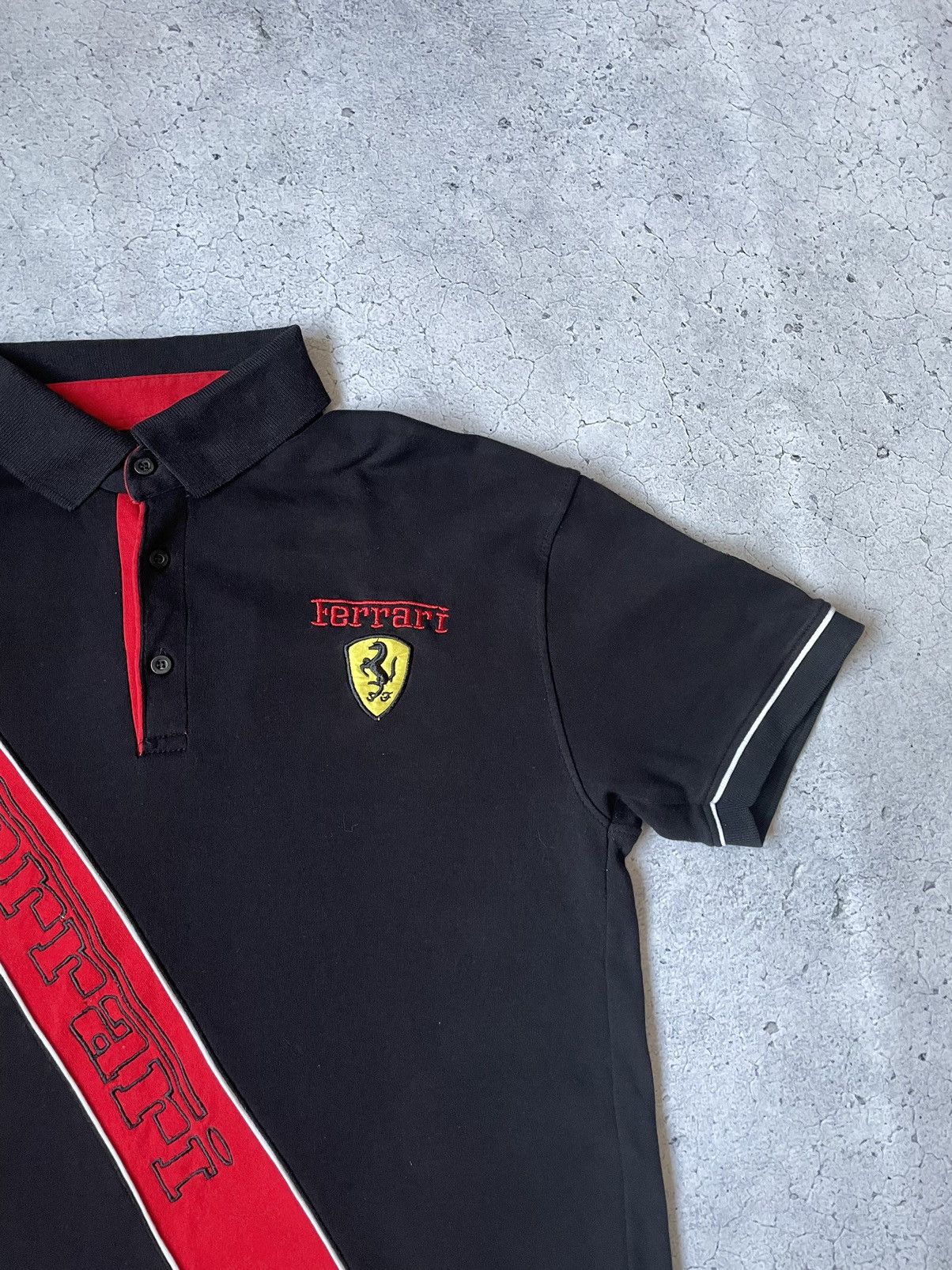 Ferrari × NASCAR Polo Ferrari T-shirt with large logo Size US L / EU 52-54 / 3 - 5 Thumbnail
