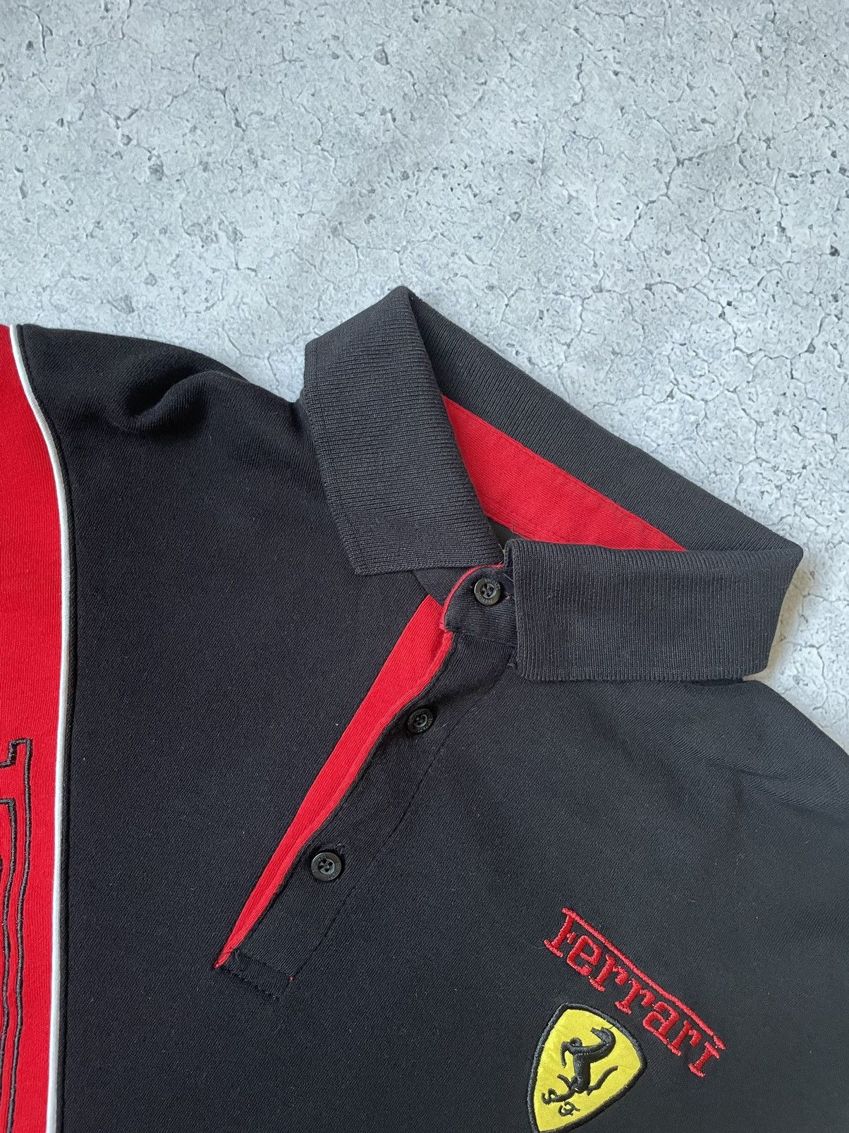 Ferrari × NASCAR Polo Ferrari T-shirt with large logo Size US L / EU 52-54 / 3 - 6 Thumbnail