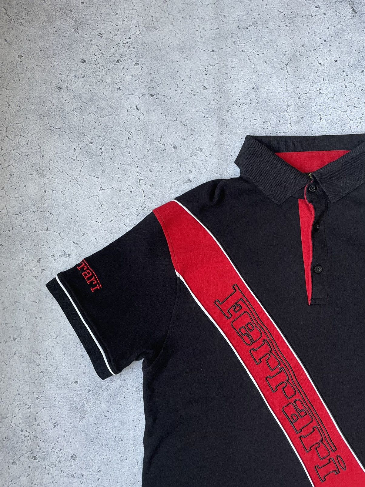 Ferrari × NASCAR Polo Ferrari T-shirt with large logo Size US L / EU 52-54 / 3 - 4 Thumbnail