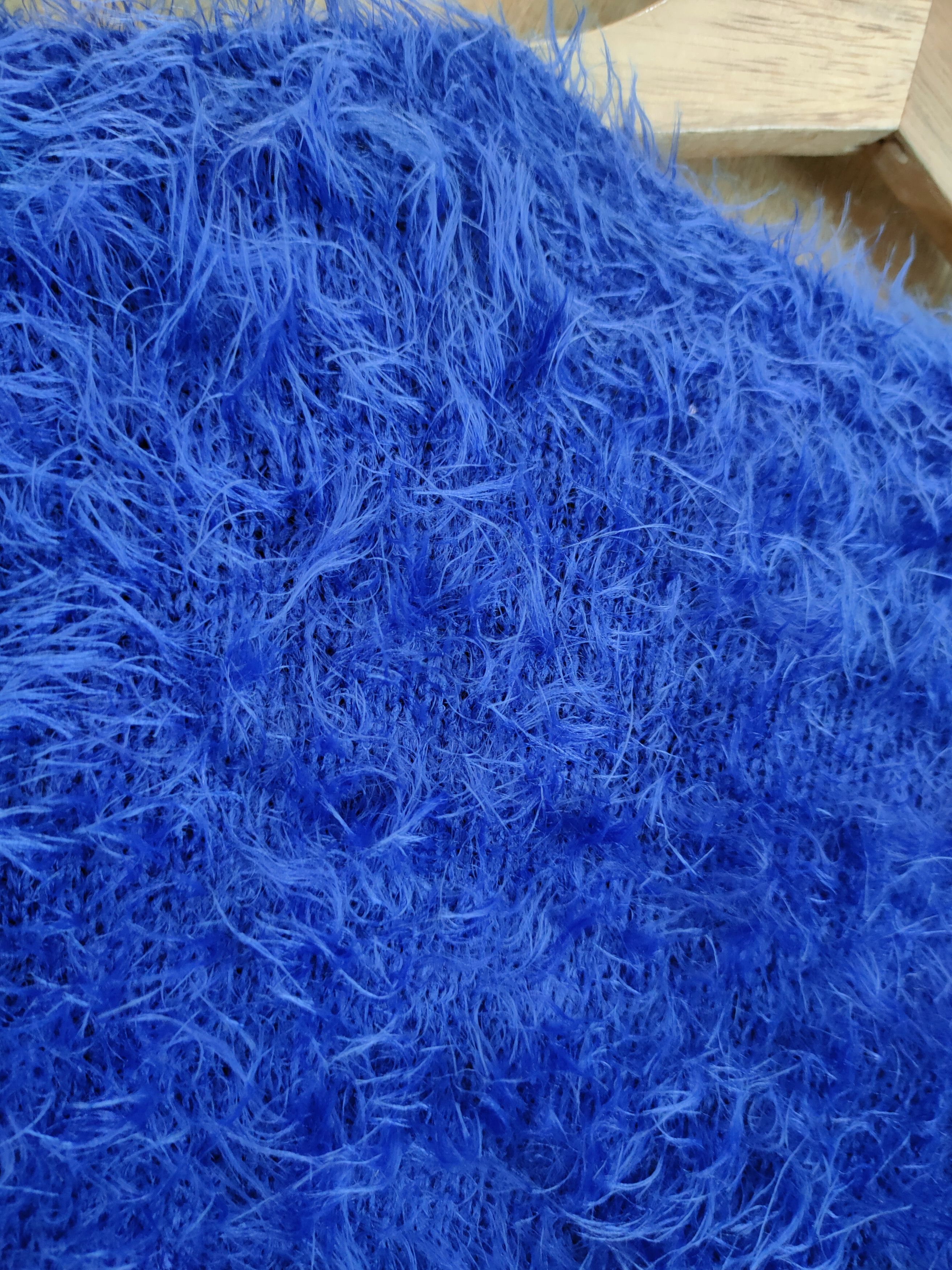 Homespun Knitwear Nice Claup By Jamie shaggy soft fur mohair knitted #46-931DL Size US M / EU 48-50 / 2 - 11 Thumbnail