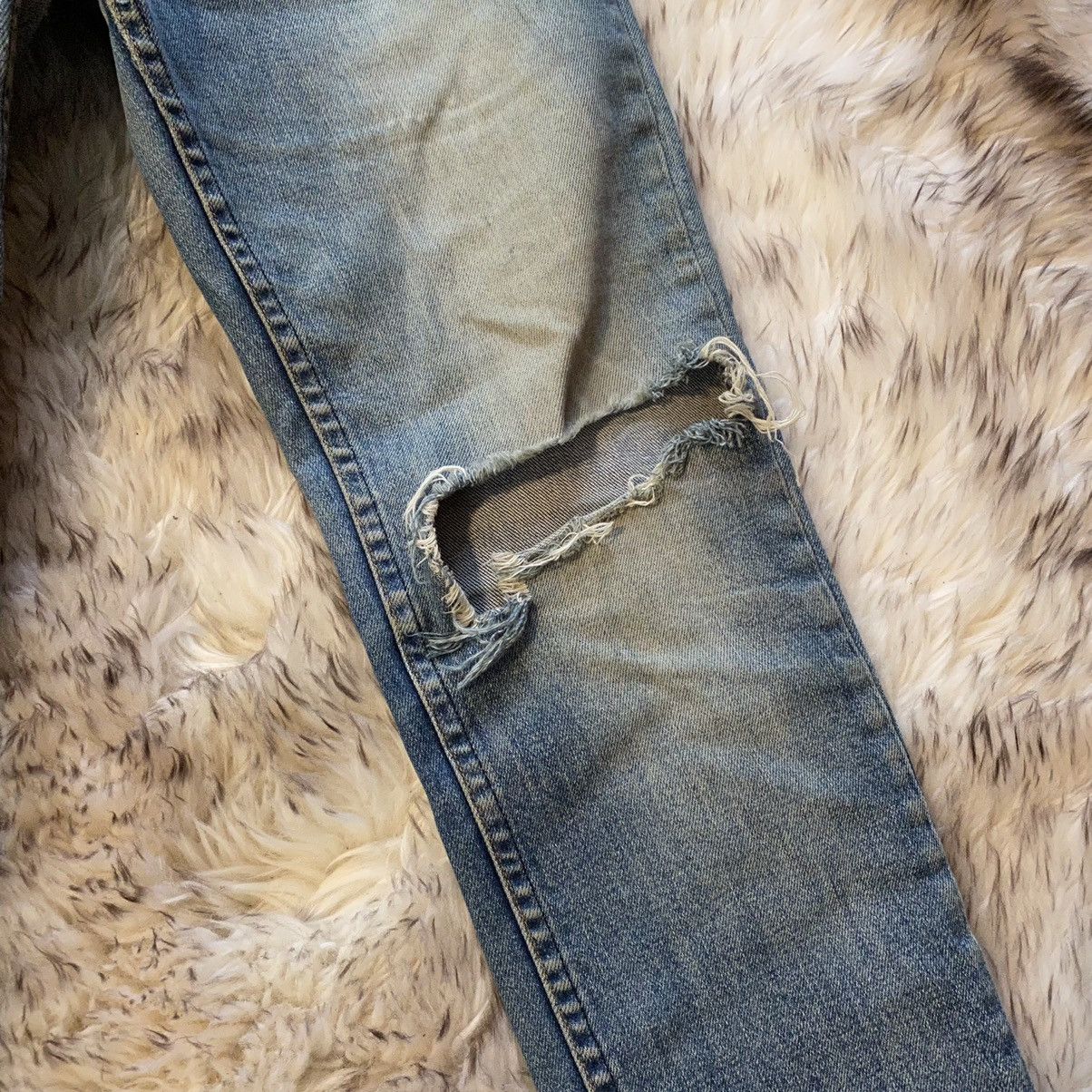 A.P.C. Apc Petit New Standard Distressed Denim Size US 30 / EU 46 - 4 Thumbnail