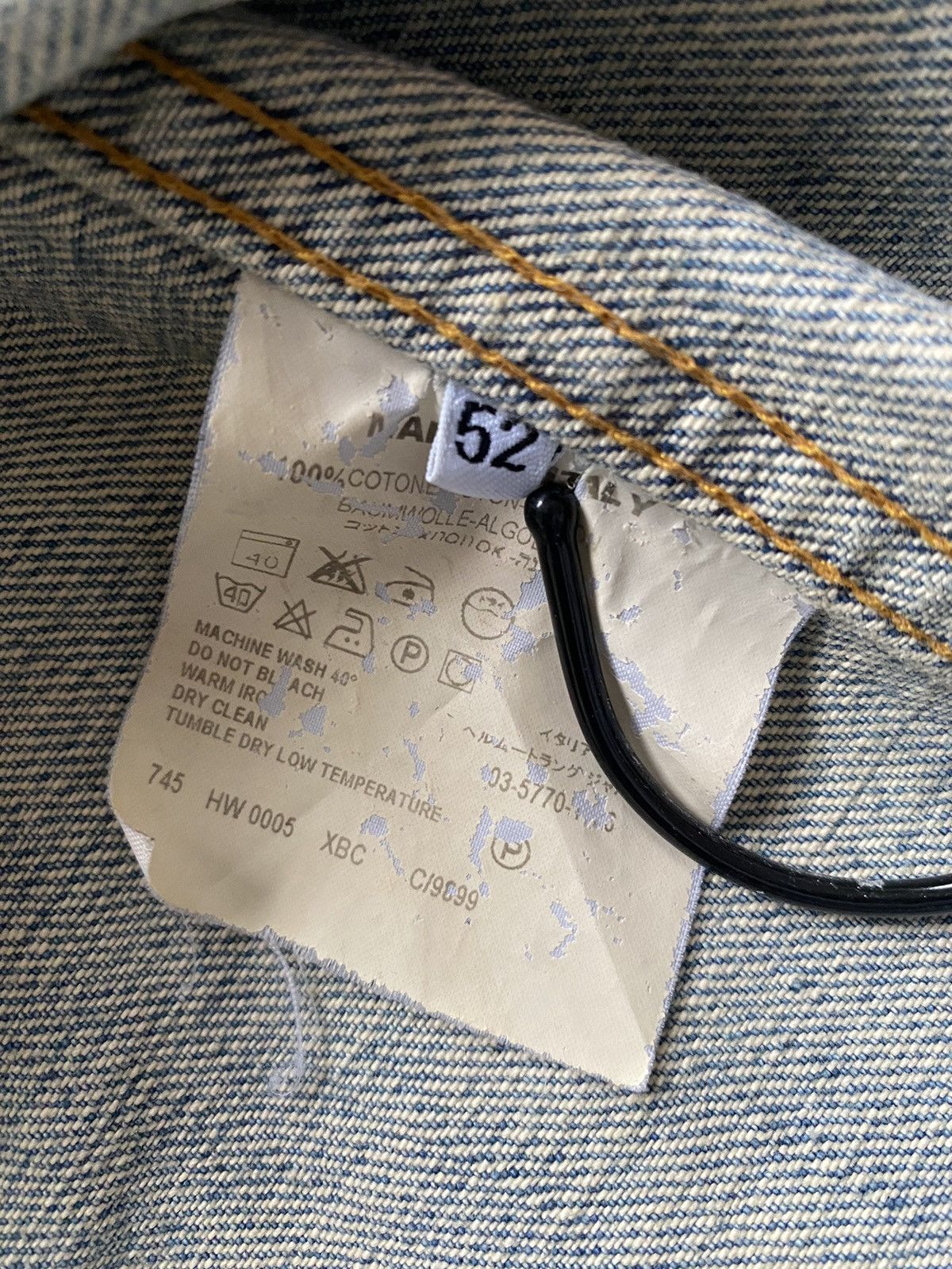 Helmut Lang aw2004 denim jacket Size US L / EU 52-54 / 3 - 4 Thumbnail