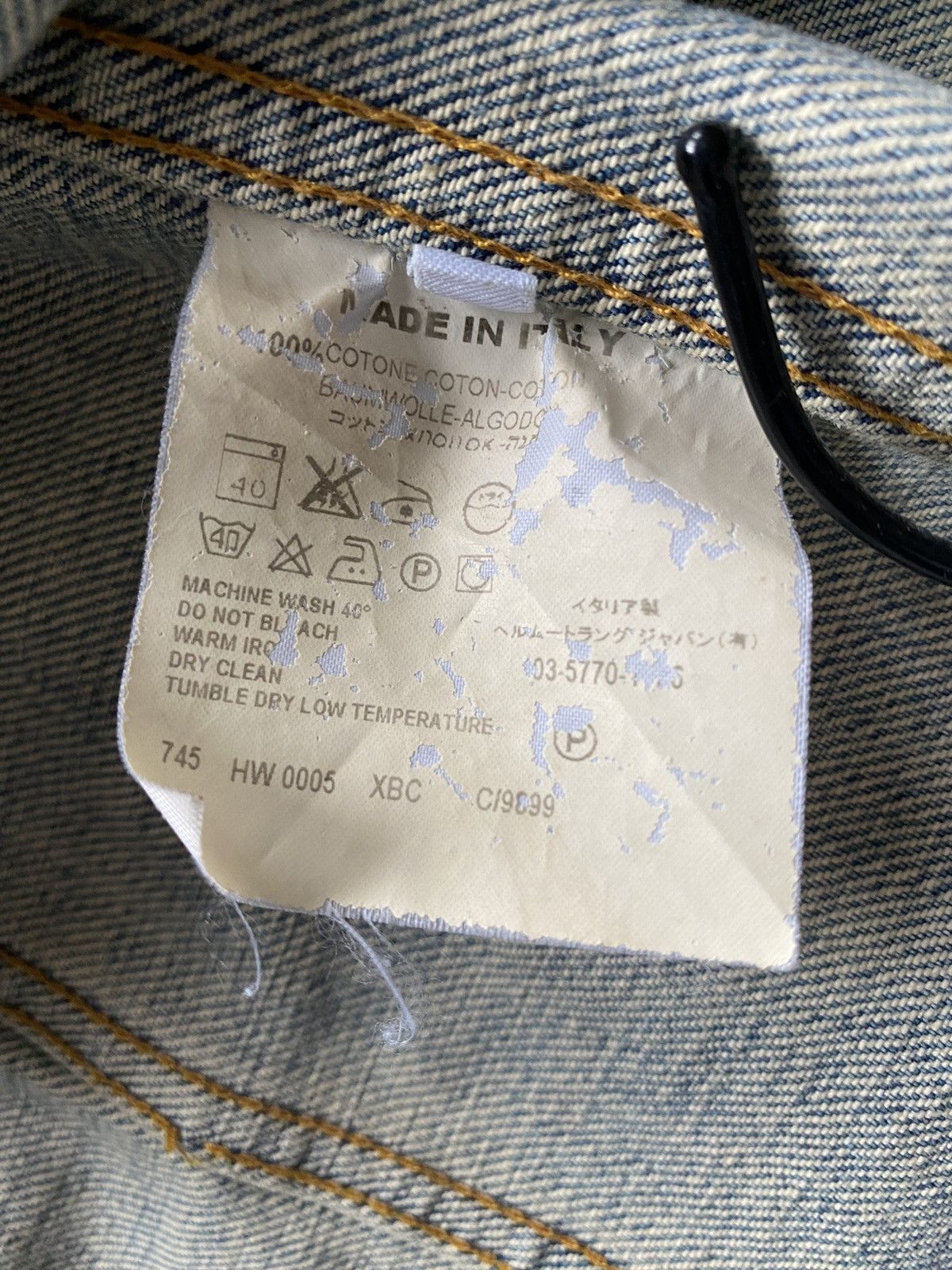 Helmut Lang aw2004 denim jacket Size US L / EU 52-54 / 3 - 5 Thumbnail
