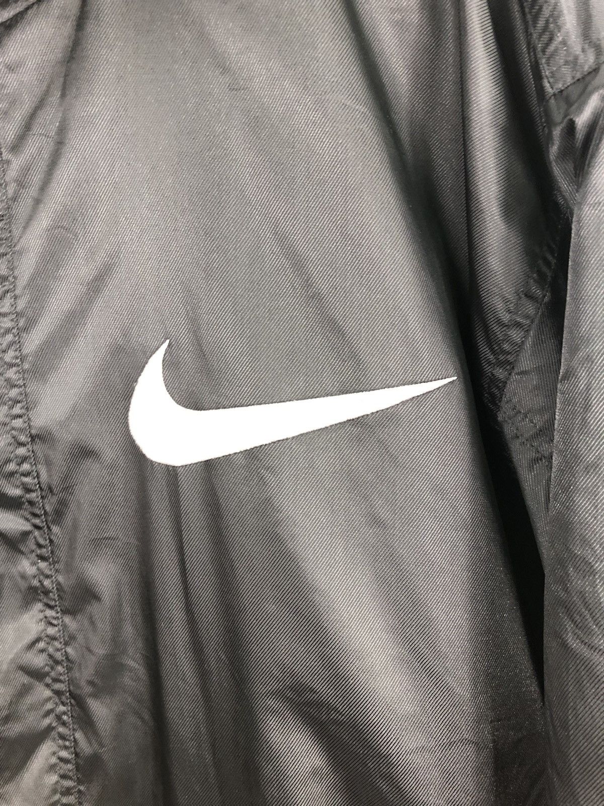 Nike Vintage 90s Nike Big Swoosh Hooded Jacket Size US XL / EU 56 / 4 - 3 Thumbnail