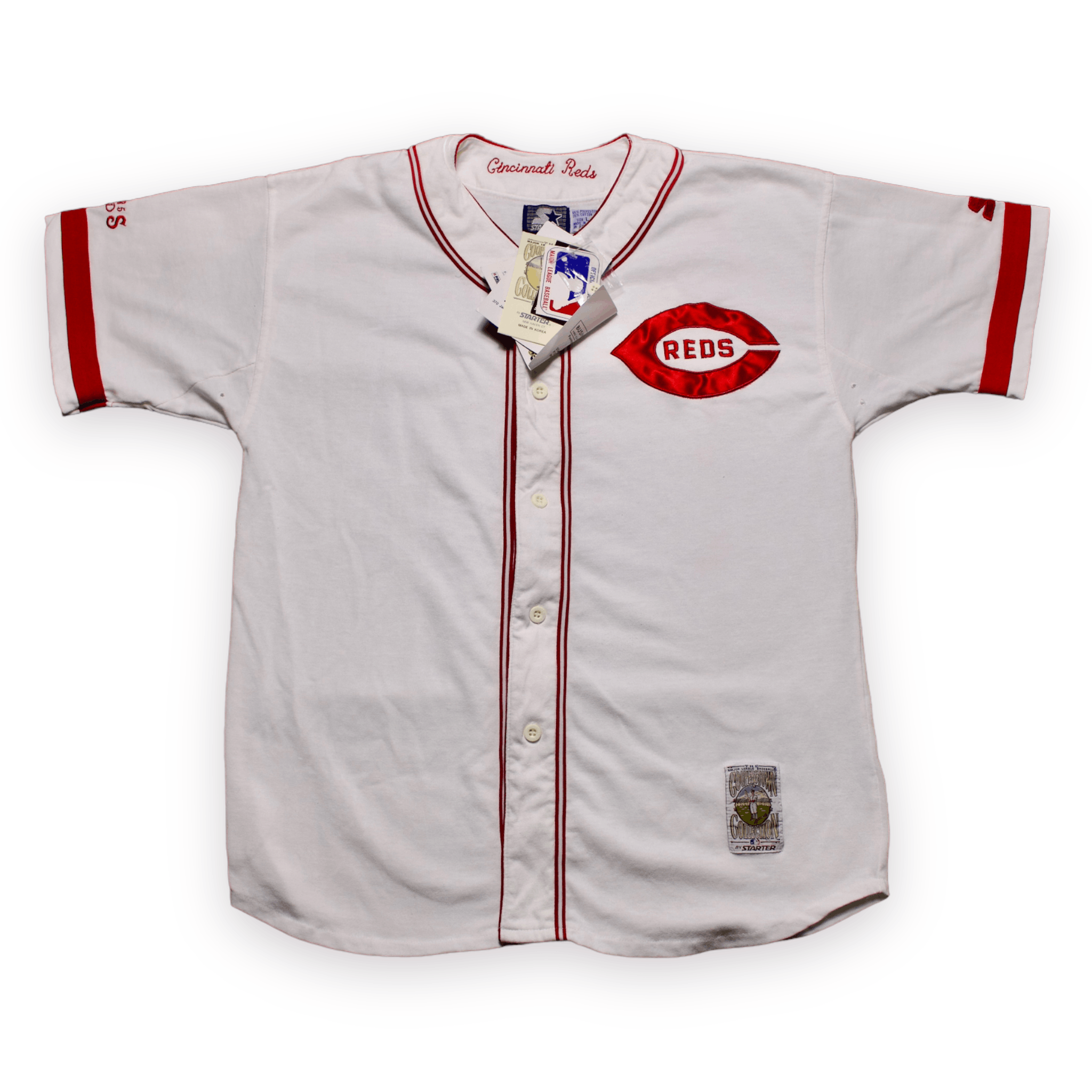 Vintage Vintage Starter Cincinnati Reds MLB White Baseball Jersey