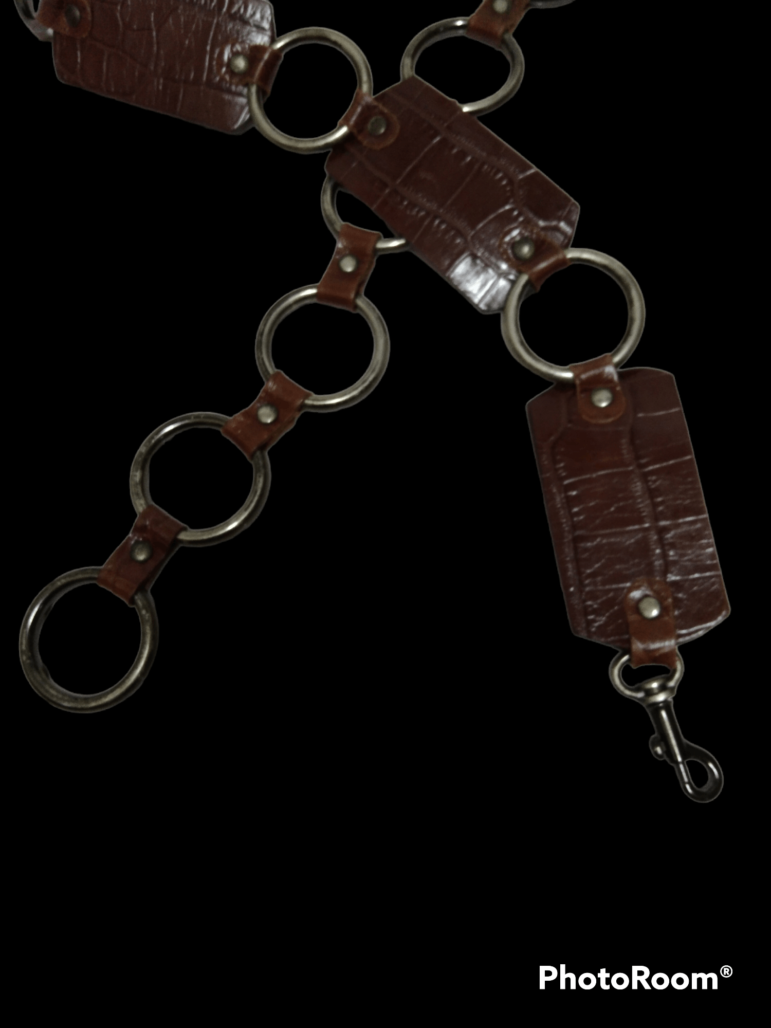Yohji Yamamoto YOHJI YAMAMOTO INED LEATHER RING BELT(SIZE 35 ABOVE) Size ONE SIZE - 2 Thumbnail