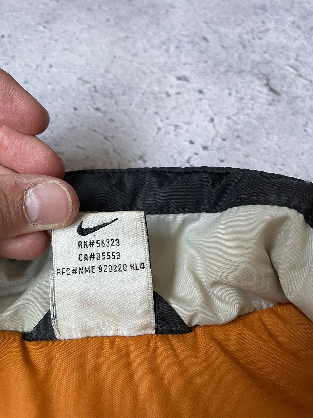 Nike × Vintage Down jacket Nike Vintage 90s Big Logo Big swoosh Size Xl Size US XL / EU 56 / 4 - 12 Thumbnail