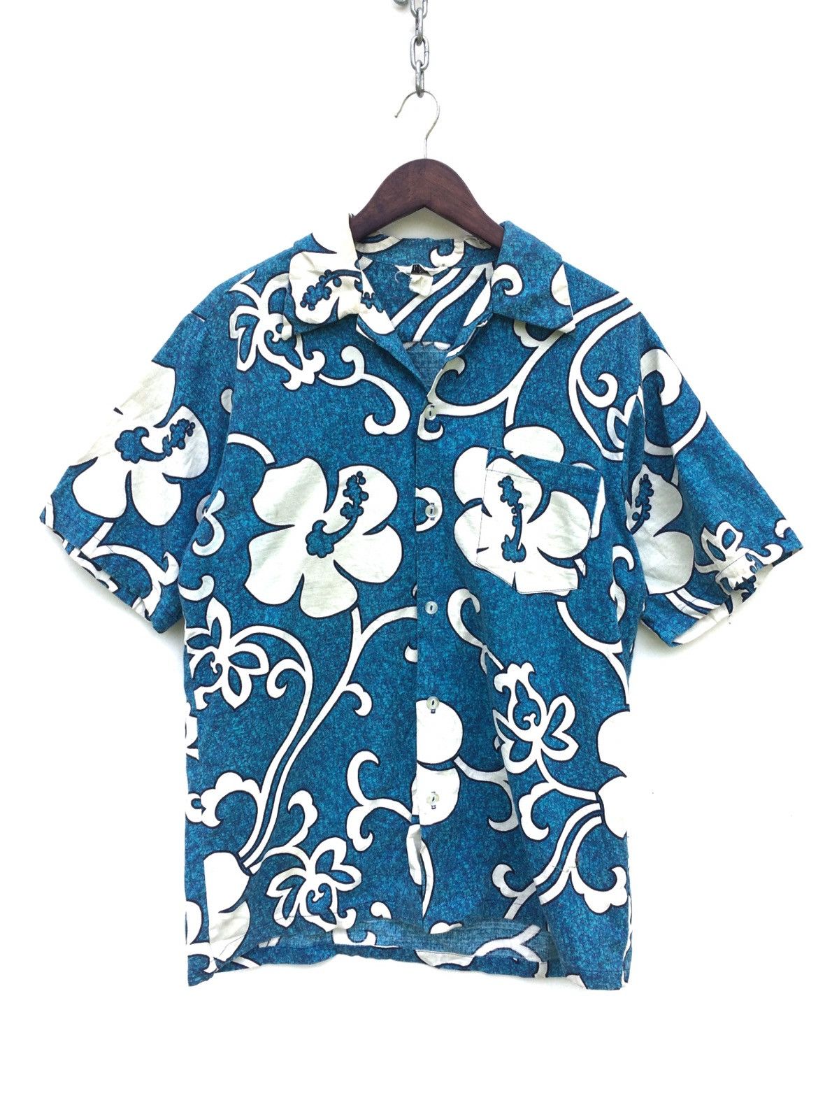 Vintage Hawaiian Flower Design Made in Hawaii Shirts Button Up Size US M / EU 48-50 / 2 - 1 Thumbnail