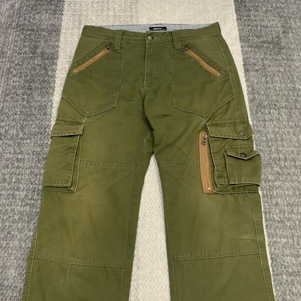 Japanese Brand × Seditionaries DOUBLEFOCUS 90s BAGGY MULTIPOCKET ZIPPER UTILITY CARGO PANT Size US 32 / EU 48 - 4 Thumbnail