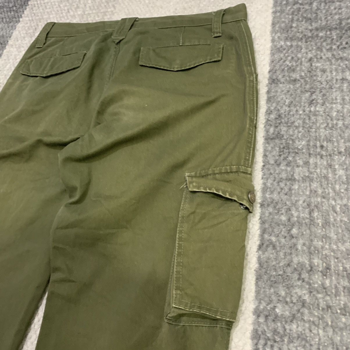 Japanese Brand × Seditionaries DOUBLEFOCUS 90s BAGGY MULTIPOCKET ZIPPER UTILITY CARGO PANT Size US 32 / EU 48 - 15 Thumbnail